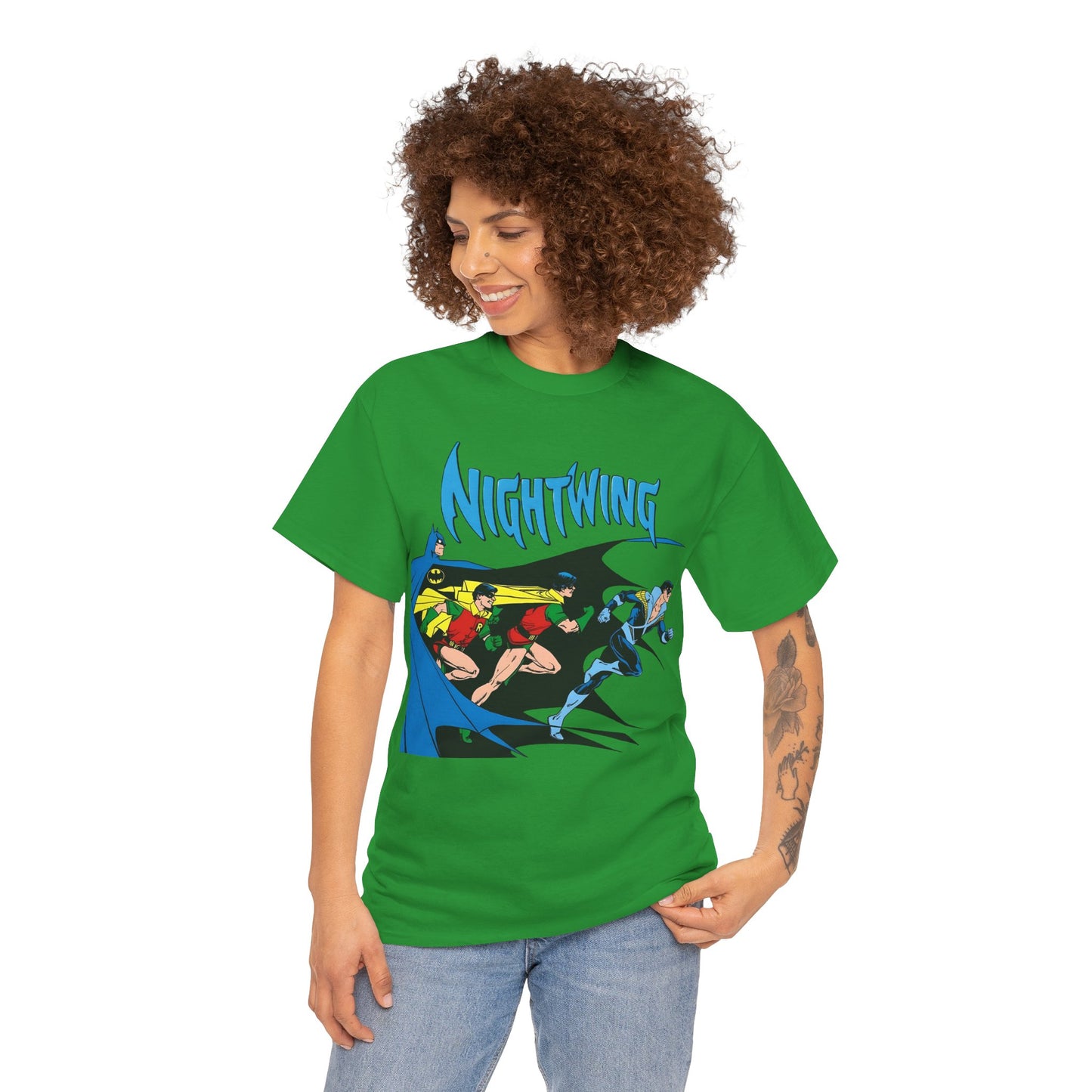 Nightwing T-Shirt - George Perez Art - Batman, Bruce Wayne, Robin, Dick Grayson - New Teen Titans Leader - DC Comics