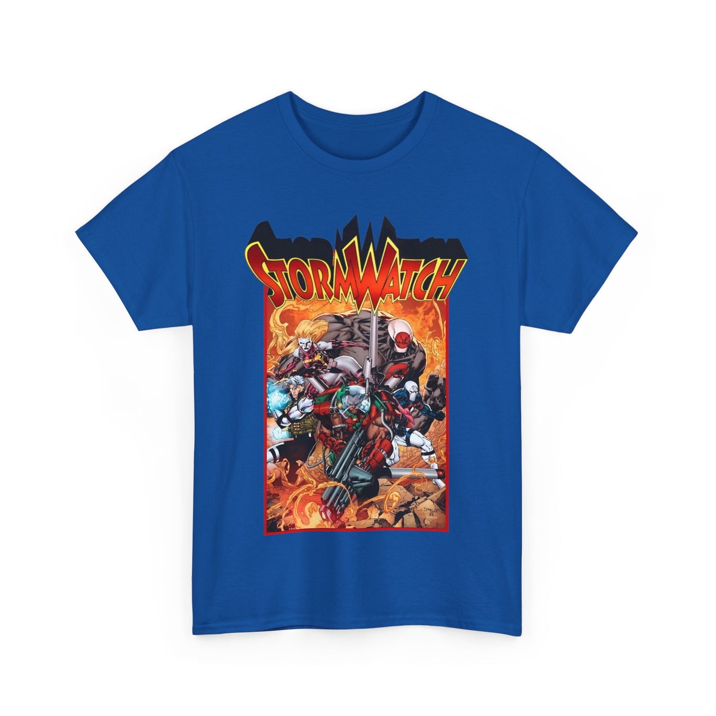 Stormwatch T-Shirt - Jim Lee Art - Battalion, Fuji, Hellstrike - Image/Wildstorm/DC Comics