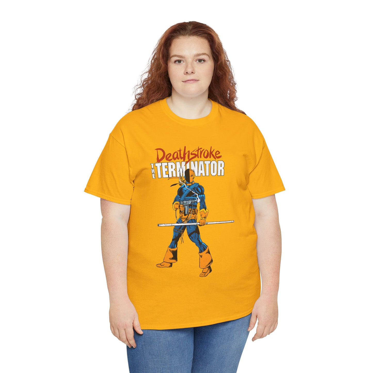Deathstroke T-Shirt - George Perez Art - New Teen Titans Foe & Mercenary - Slade Wilson, Father of Jericho and Ravager - DC Comics - The Terminator