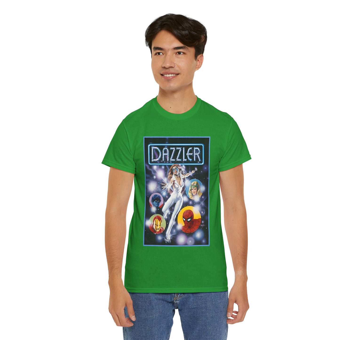 Dazzler T-Shirt - Bob Larkin Art - X-Men Connection - Alison Blaire - Mutant Pop Star - Marvel Comics