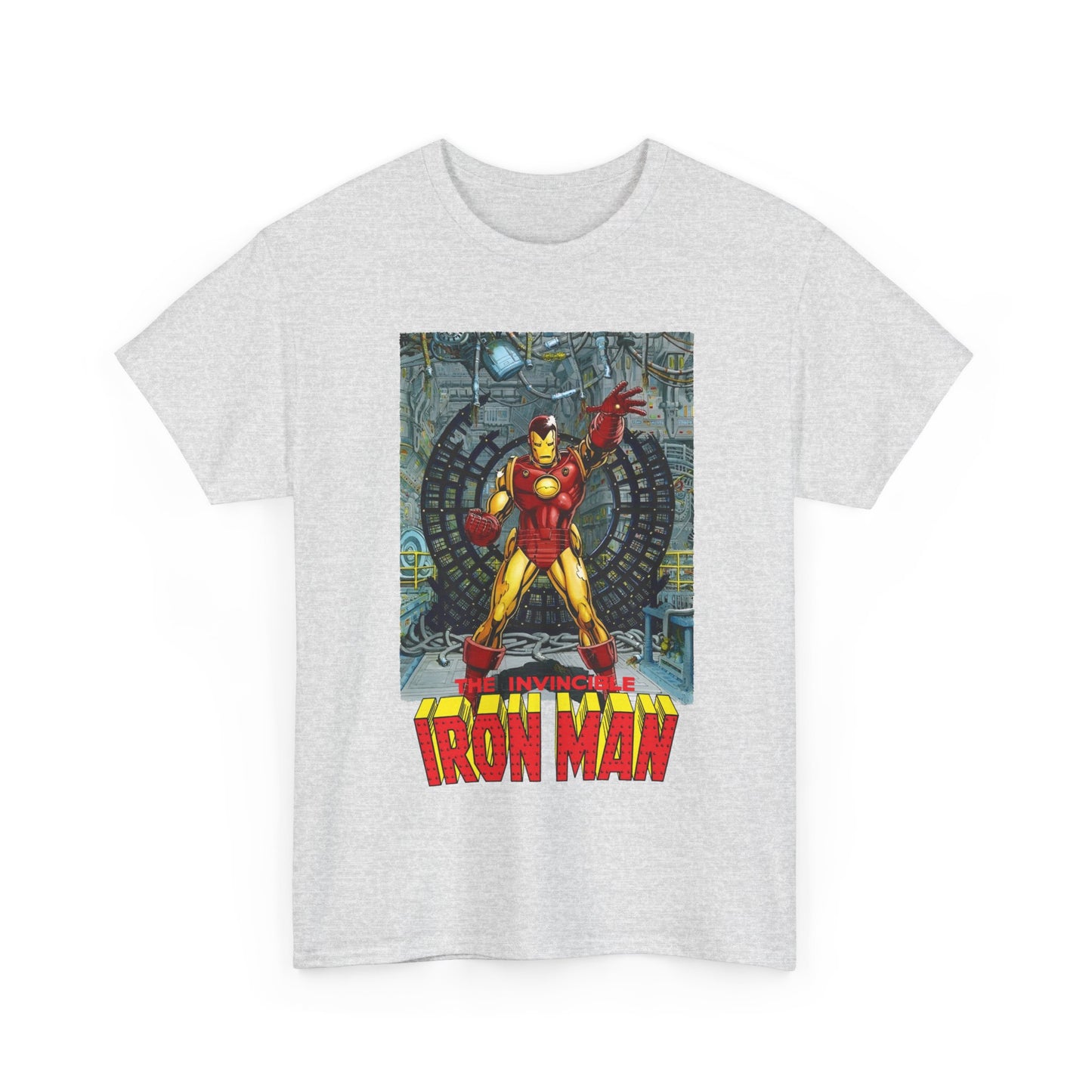 Iron Man T-Shirt - Bob Layton Art - Tony Stark Armor - Avengers Member & Leader - Marvel Comics
