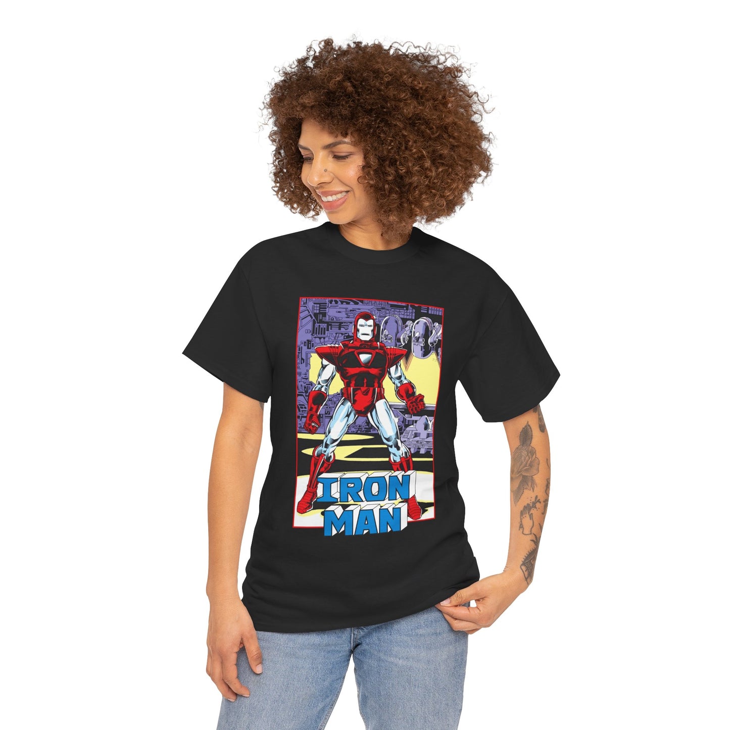 Iron Man T-Shirt - Tony Stark, Stark Industries - Silver Centurion Armor - Marvel Comics
