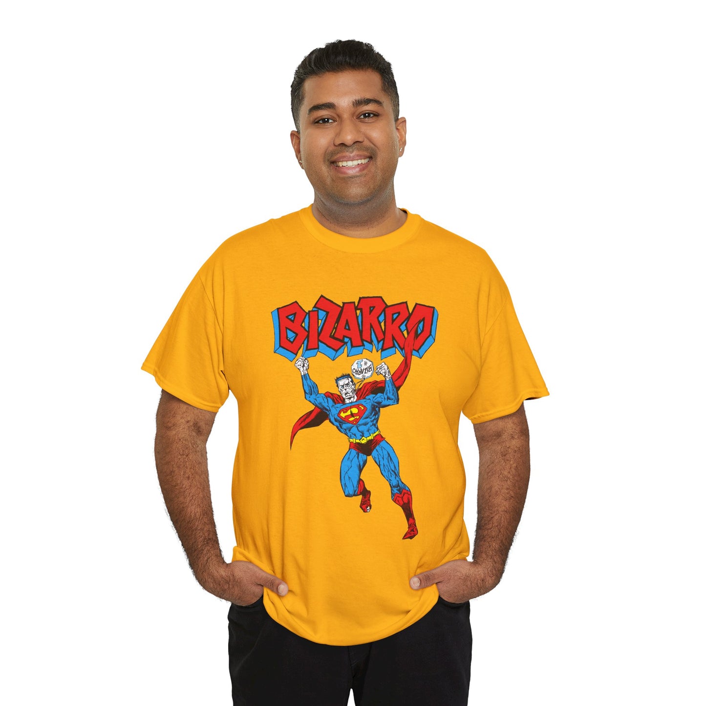 Bizarro T-Shirt - Superman Villain - DC Comics - Bizarro World - Who's Who Art - Silver Age Favourite