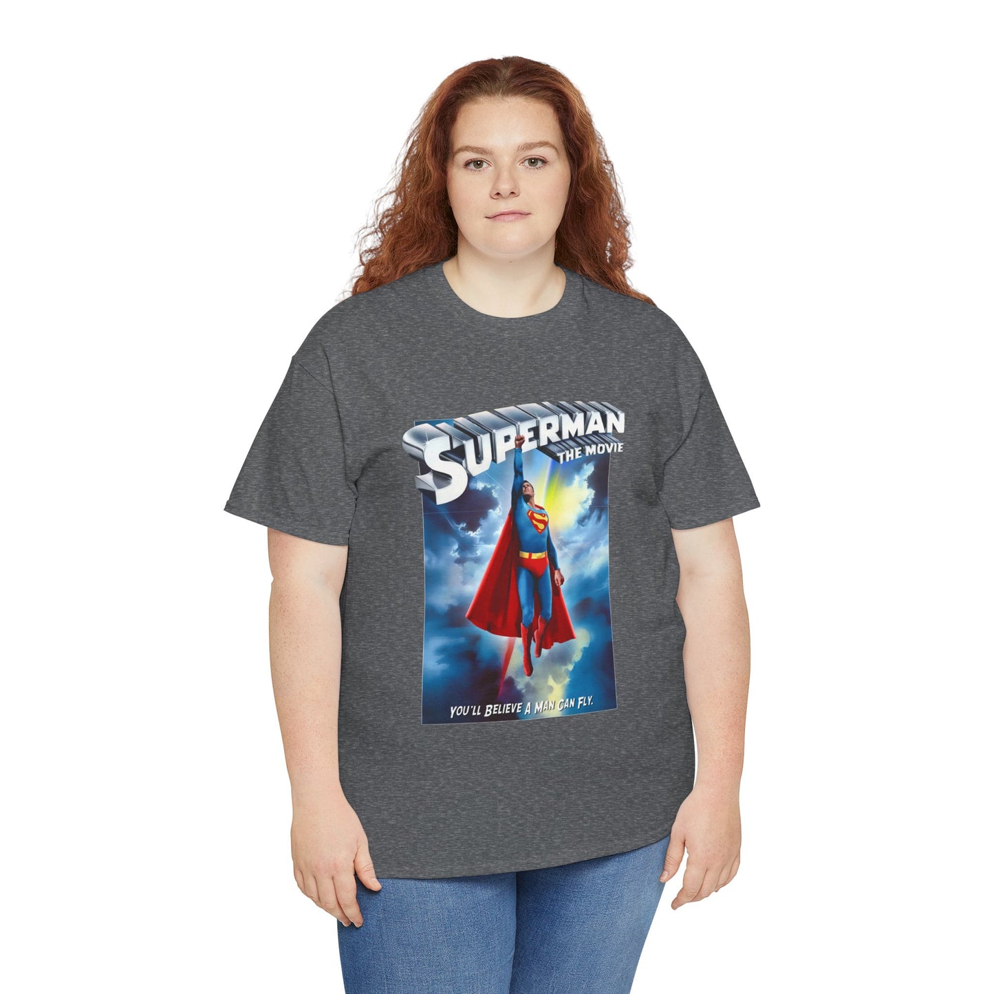 Superman The Movie T-Shirt - DC Comics - Man of Steel - Christopher Reeve 1978