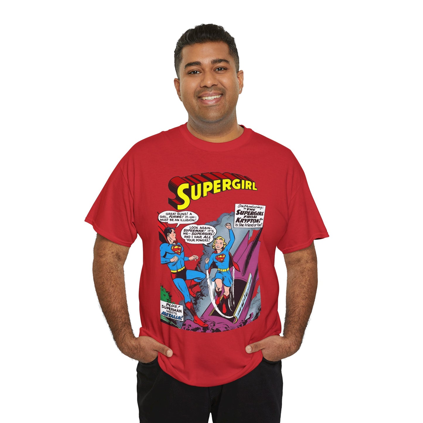 Supergirl T-Shirt - Action Comics #252 - 1st Appearance of Supergirl Cover Art - Kara from Kandor - DC Comics