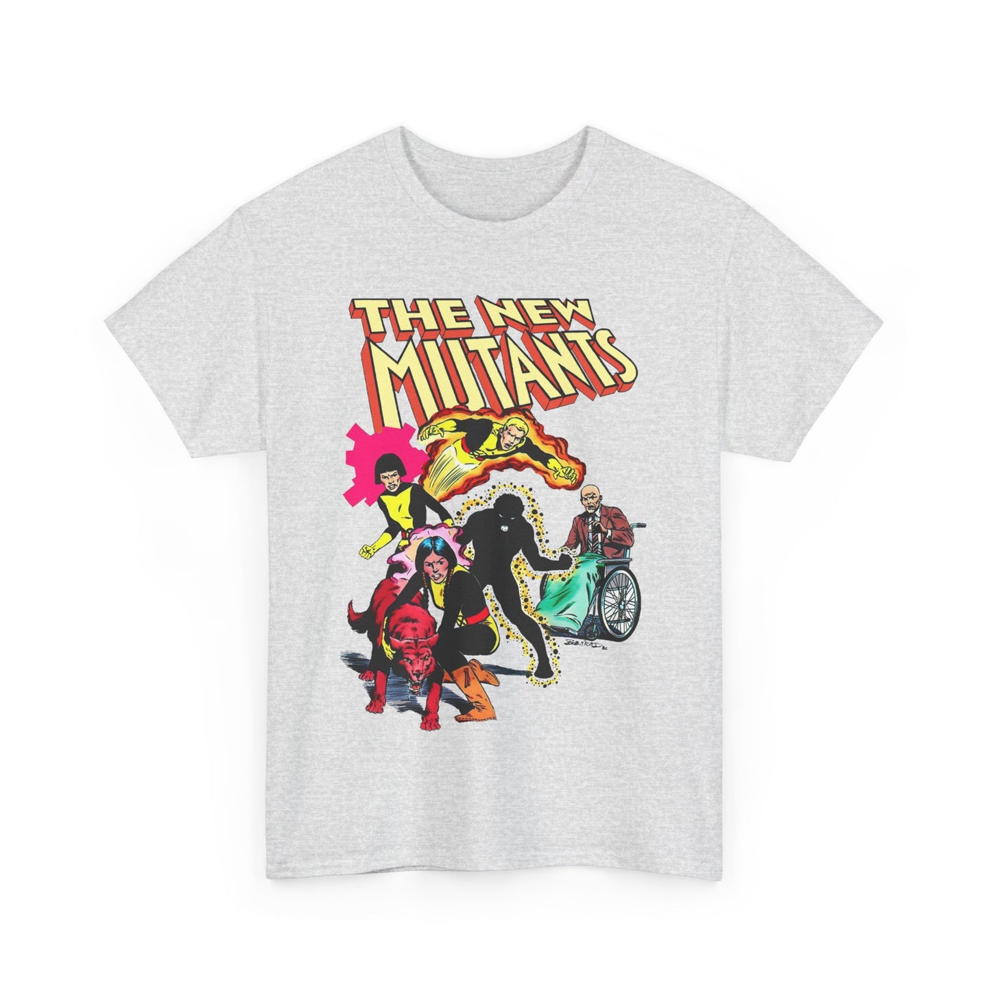 New Mutants T-Shirt - Sunspot, Cannonball, Mirage, Karma, Danni Moonstar - X-Men Characters - Marvel Comics - Mutant Students - Professor X