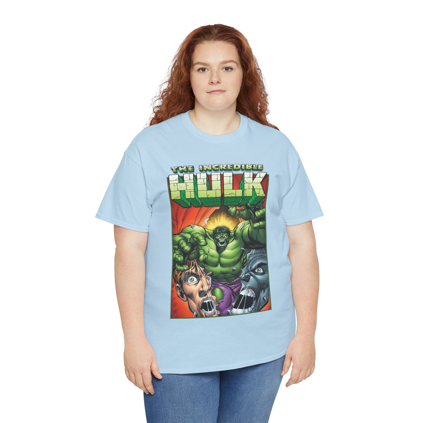 Incredible Hulk T-Shirt - Dale Keown Art - Bruce Banner Psyche - Peter David Story - 1990s Art - Marvel Comics