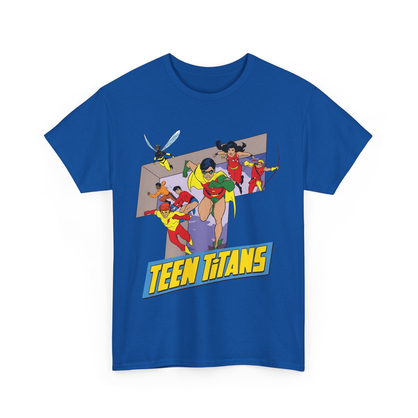 Teen Titans T-Shirt - Robin, Wonder Girl, Kid Flash, Speedy, Bumblebee, Mal, Aqualad - DC Comics