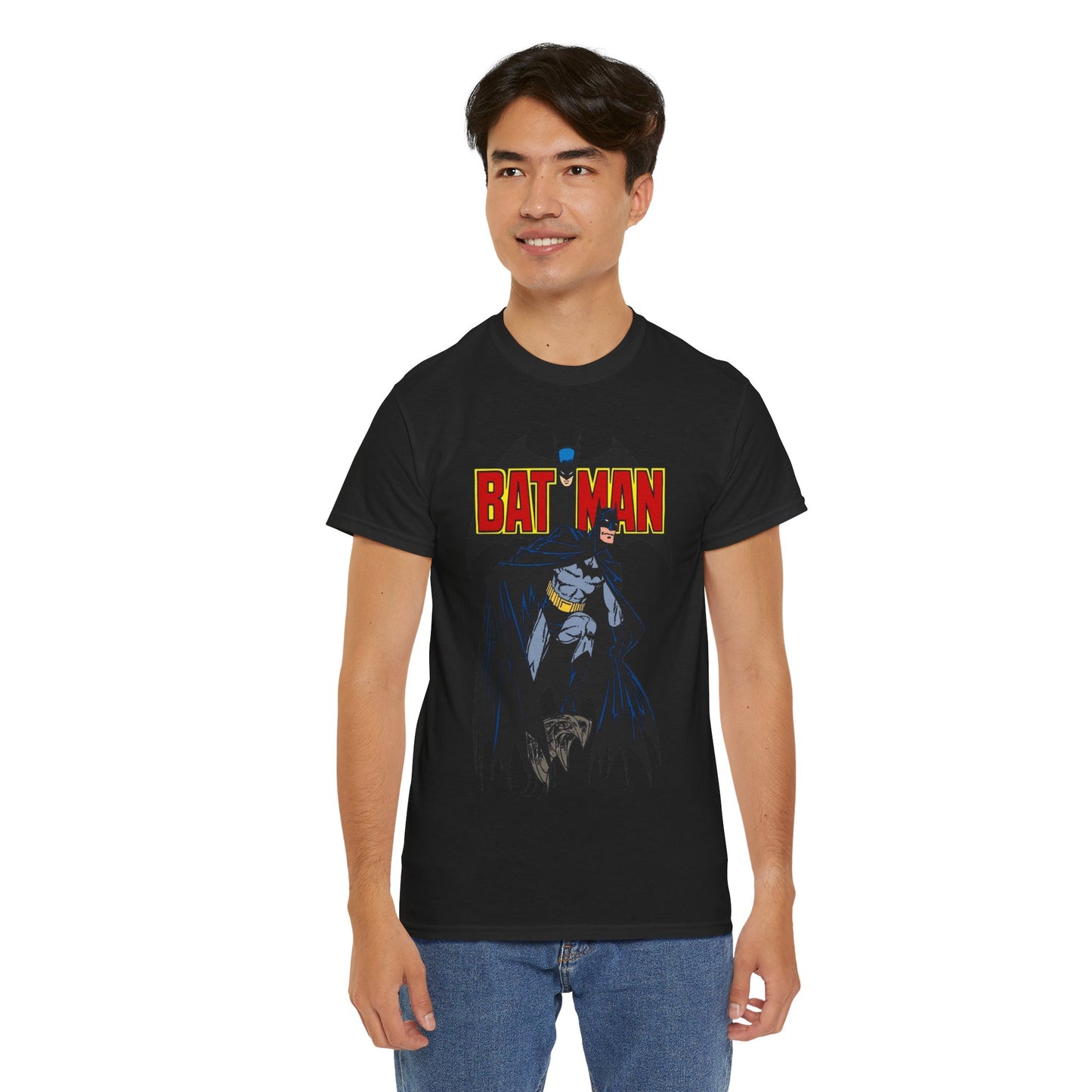 Golden Age Batman T-Shirt - John Byrne Art - DC Comics - Gotham City - Justice Society Member - JSA