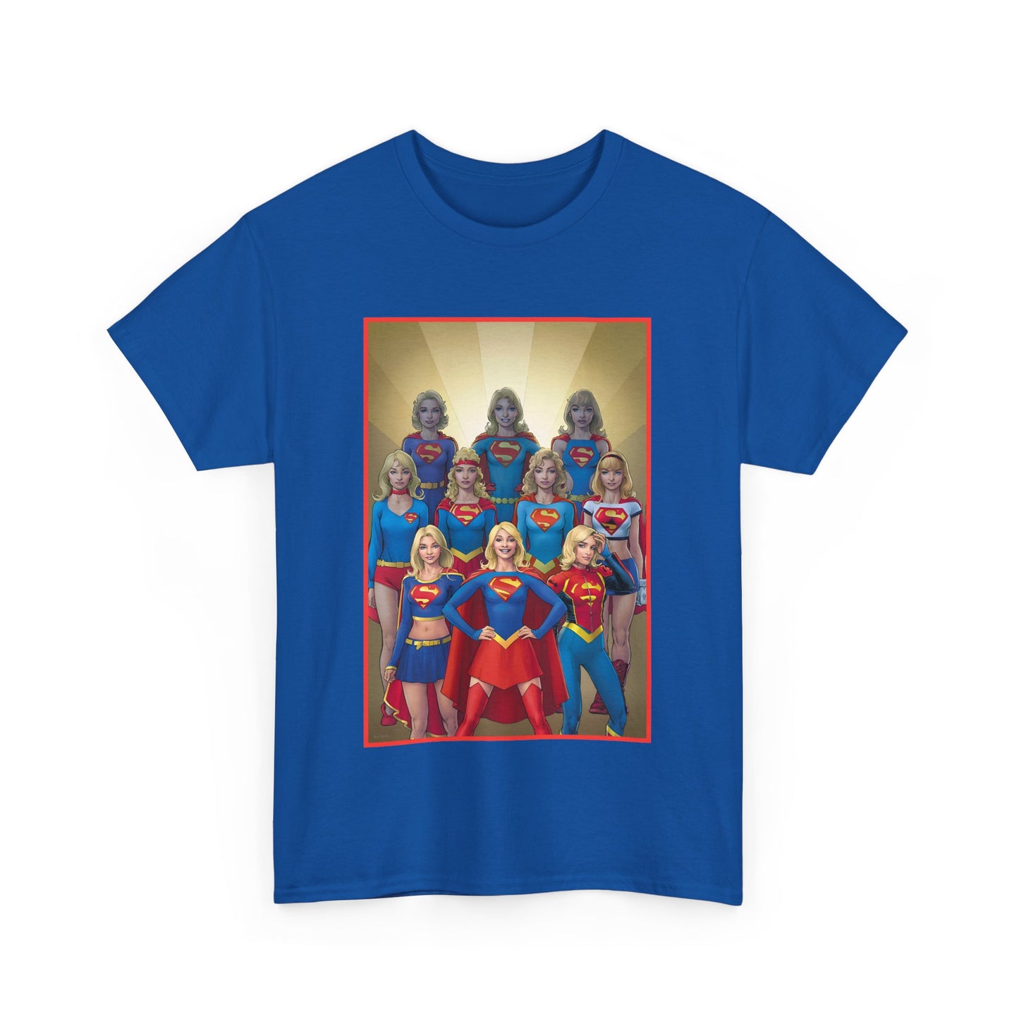 Supergirl Through the Ages T-Shirt - Nicola Scott Art - Kara from Kandor, Superman's Cousin, Linda Danvers - Survivor from Krypton - DC Comics
