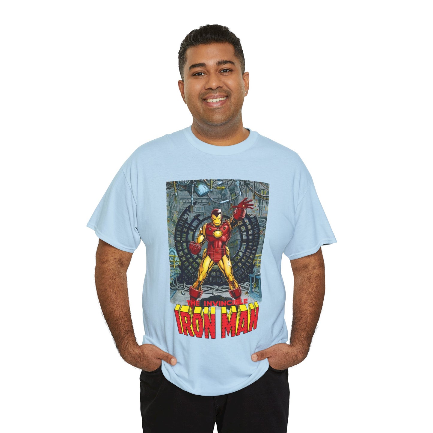 Iron Man T-Shirt - Bob Layton Art - Tony Stark Armor - Avengers Member & Leader - Marvel Comics