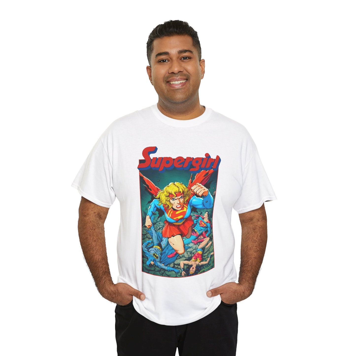 Supergirl T-Shirt - Tom Grummett Art - Crisis on Infinite Earths - Classic DC Comics Series - Death of Supergirl
