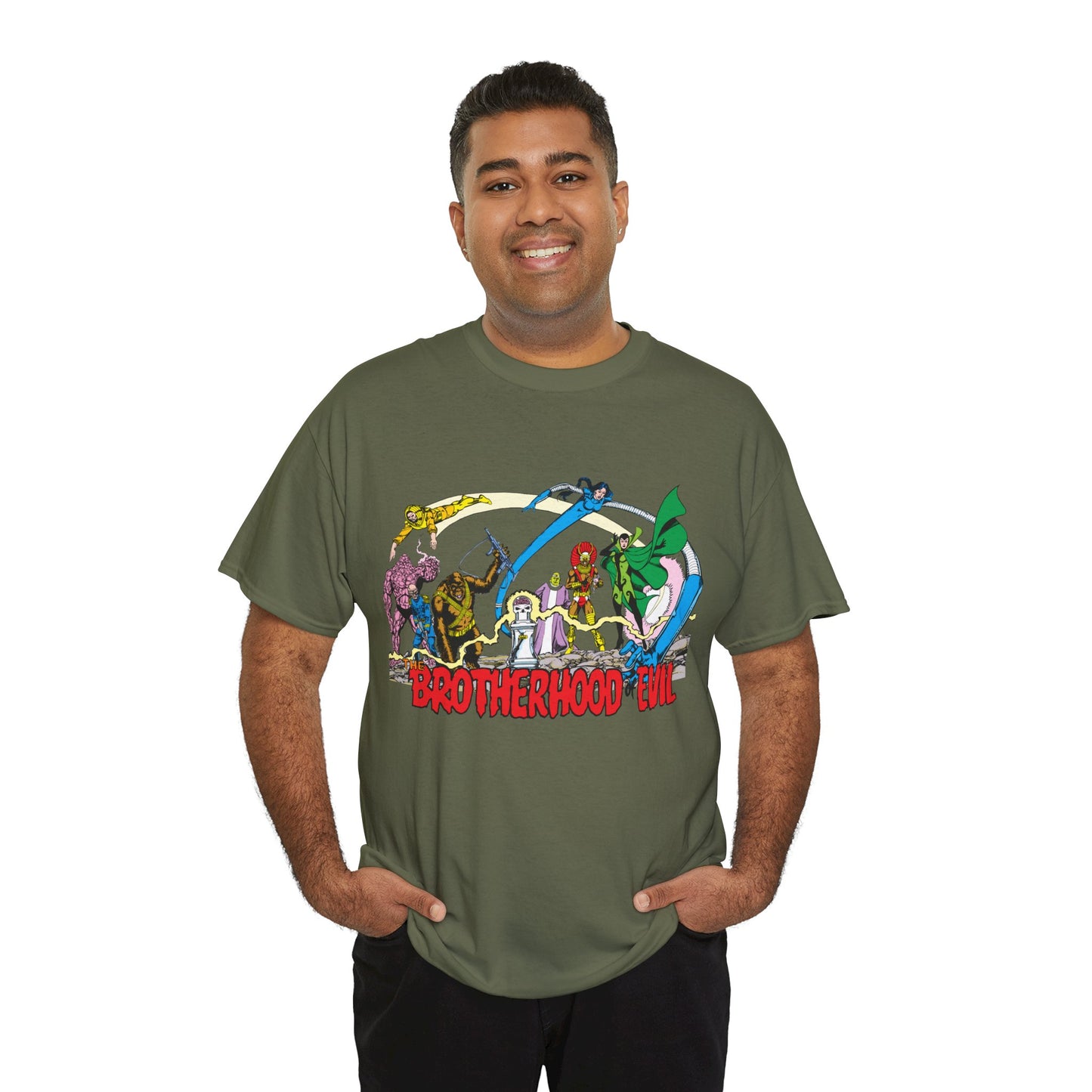 Brotherhood of Evil T-Shirt - George Perez Art - New Teen Titans, Doom Patrol - DC Comics - Madame Rouge, Phobia