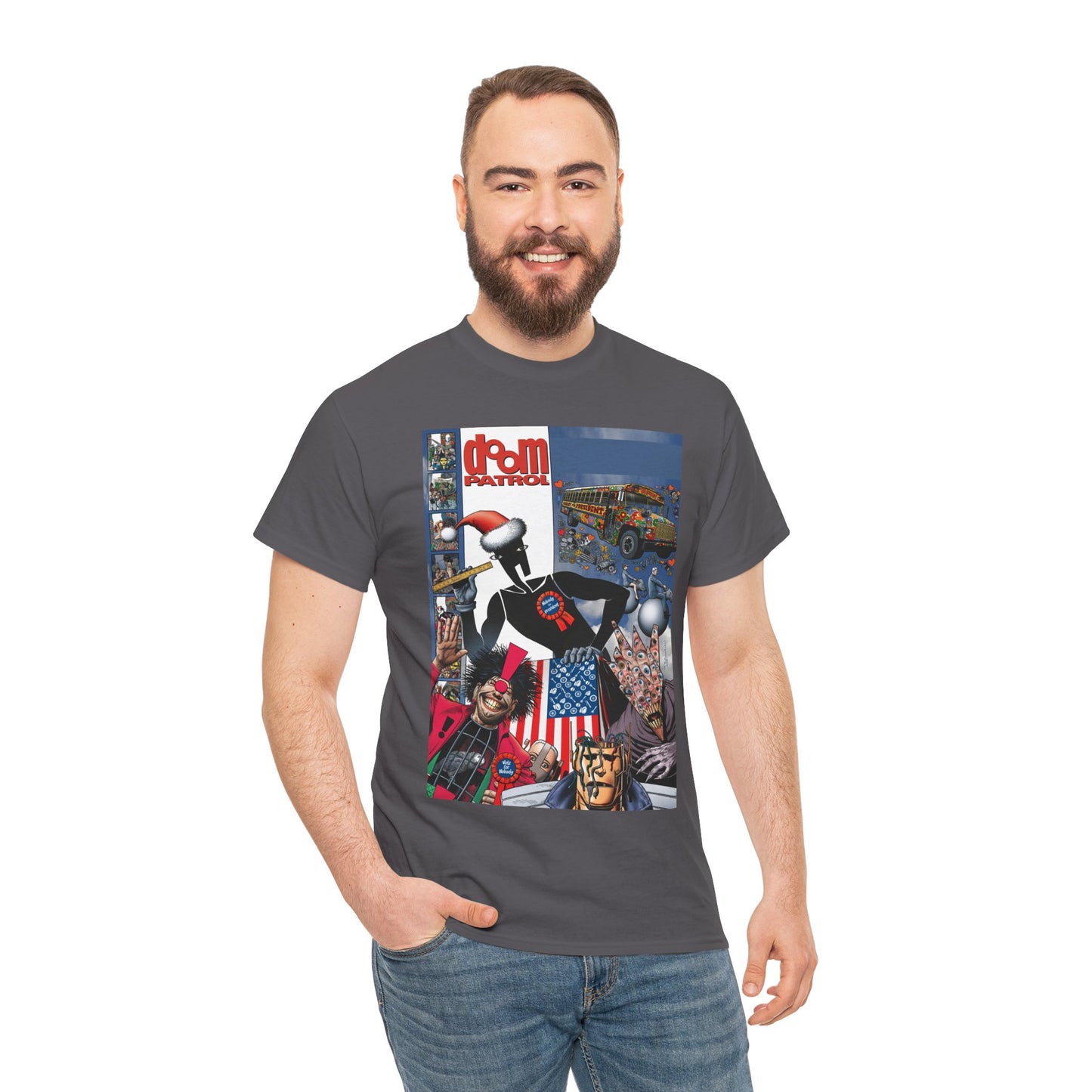 Doom Patrol T-Shirt - Brian Bolland Art - Mr Nobody For President - DC Comics/Vertigo Cover Artwork