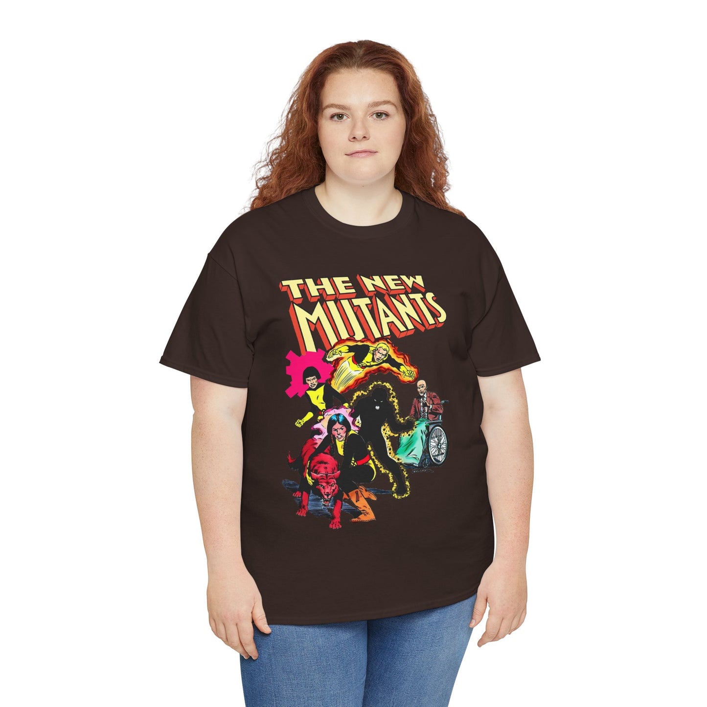 New Mutants T-Shirt - Sunspot, Cannonball, Mirage, Karma, Danni Moonstar - X-Men Characters - Marvel Comics - Mutant Students - Professor X