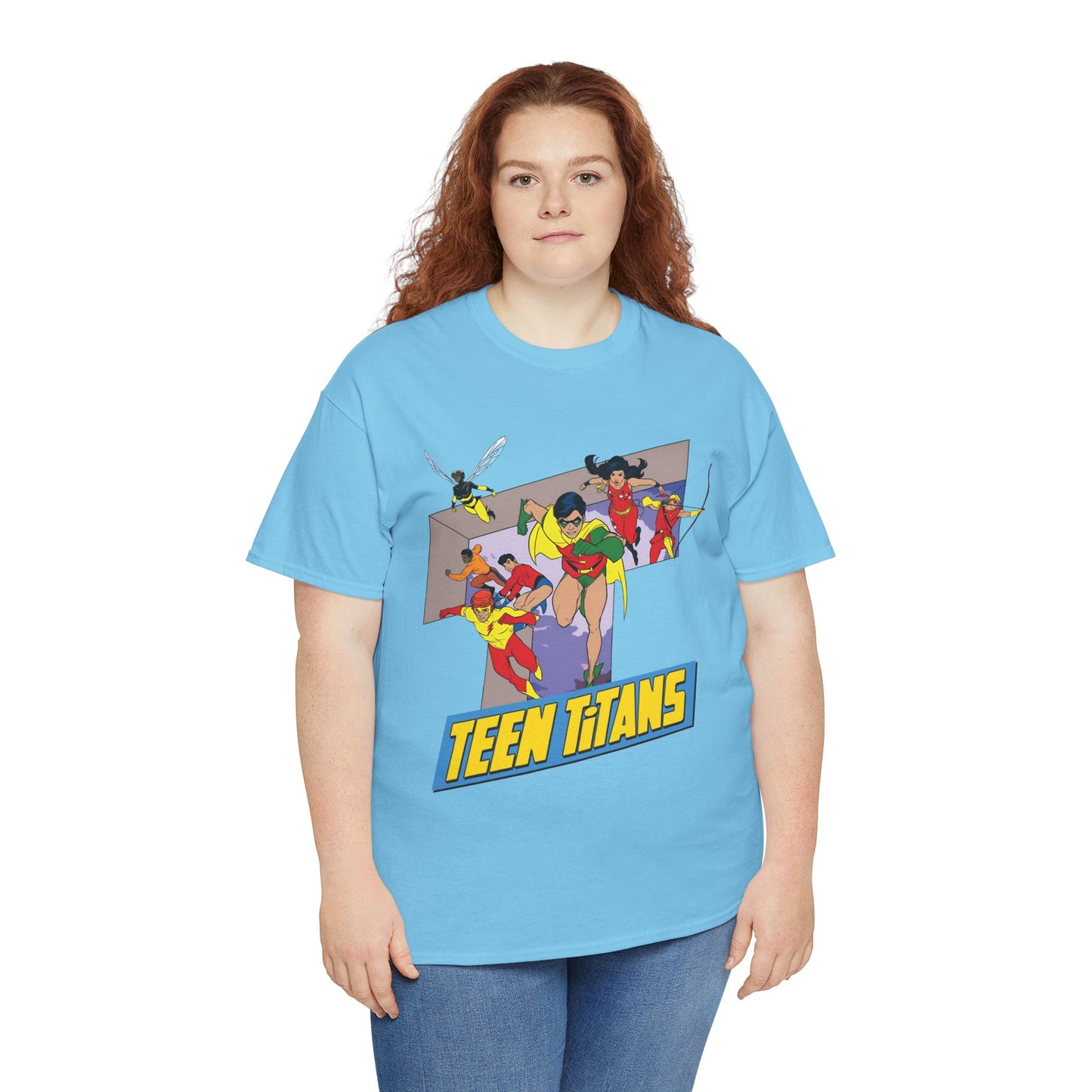 Teen Titans T-Shirt - Robin, Wonder Girl, Kid Flash, Speedy, Bumblebee, Mal, Aqualad - DC Comics