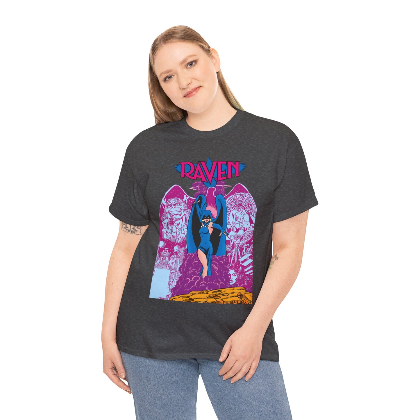 Raven T-Shirt - George Perez Art - New Teen Titans - Trigon, Azarath - DC Comics