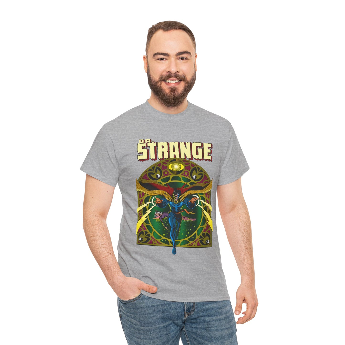 Dr Strange T-Shirt - Marvel Comics - Sorcerer Supreme - Classic Retro Art