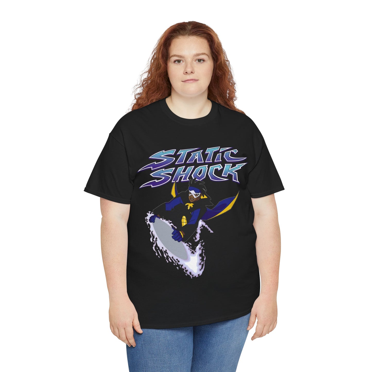Static Shock T-Shirt - Milestone Comics - WB 1990s Animated Series - DC Comics - Virgil Hawkins