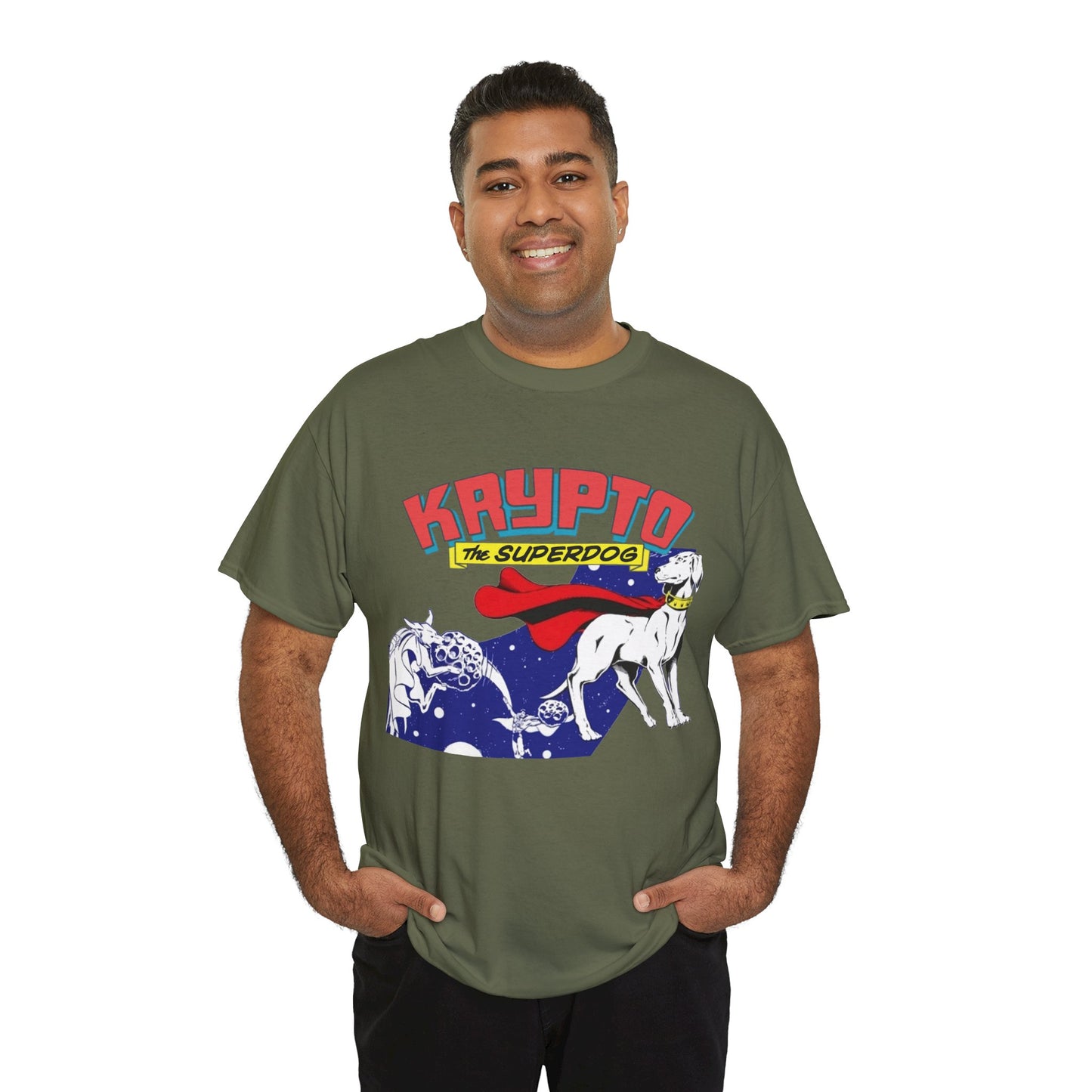 Krypto T-Shirt - James Gunn Superman Movie 2025 - Superman's Beloved Pet -Super Dog from Krypton - Stays at the Fortress of Solitude - DC Comics