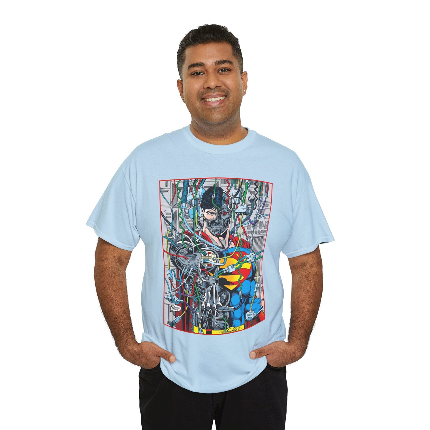 Cyborg Superman T-Shirt - DC Comics - Dan Jurgens Art - Reign of the Supermen - Popular 90s Story