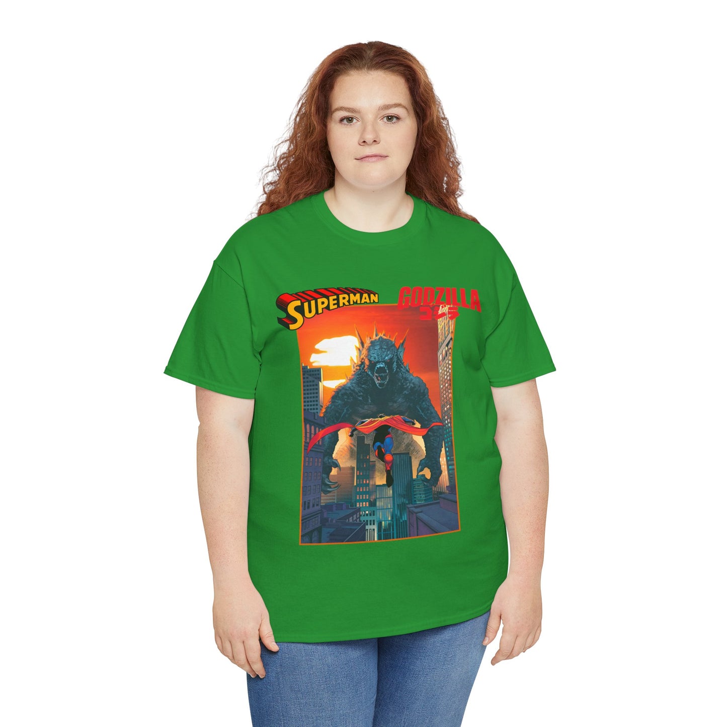 Superman Vs Godzilla T-Shirt - DC Comics - Man of Steel Vs the King of the Monsters