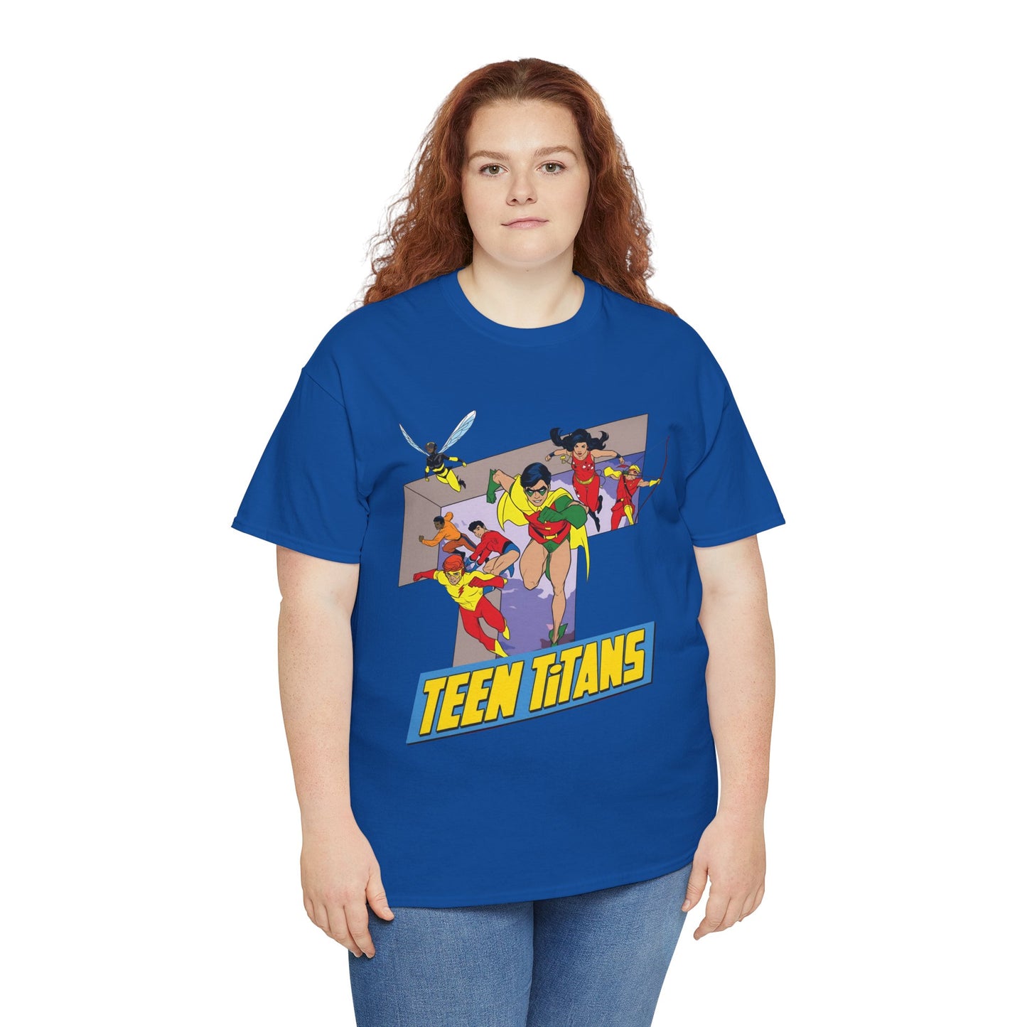 Teen Titans T-Shirt - Robin, Wonder Girl, Kid Flash, Speedy, Bumblebee, Mal, Aqualad - DC Comics