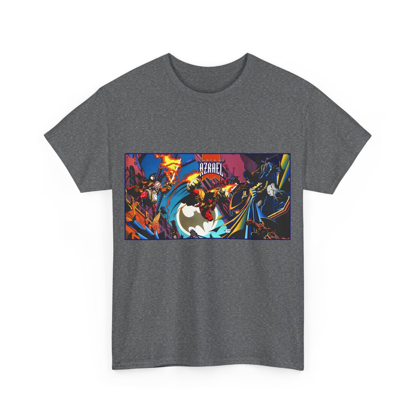 Batman Sword of Azrael T-Shirt - Joe Quesada Wraparound Cover - Jean-Paul Valley - Order of St. Dumas - Knightfall Prelude - DC Comics