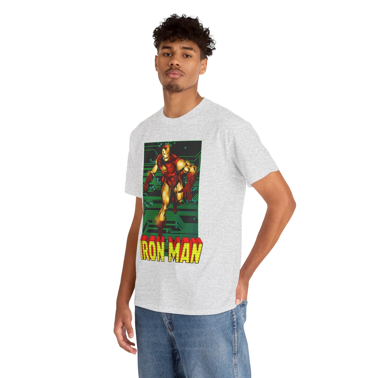 Iron Man T-Shirt - John Byrne Art - Tony Stark, Stark Industries - Avengers Member & Leader - Marvel Comics Armored Hero