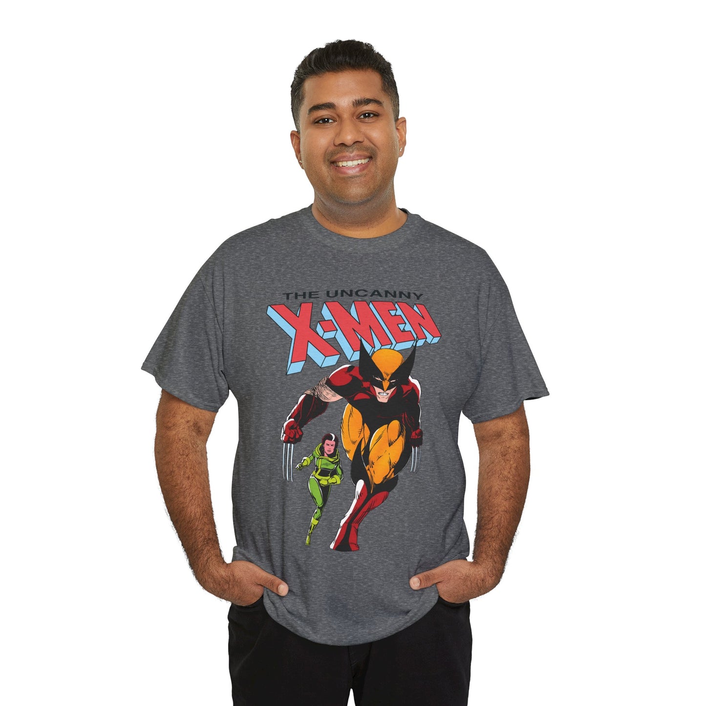 Wolverine & Rogue T-Shirt - Paul Smith Art - X-Member, Mutants - Marvel Comics - Uncanny X-Men #173 Cover - Logan