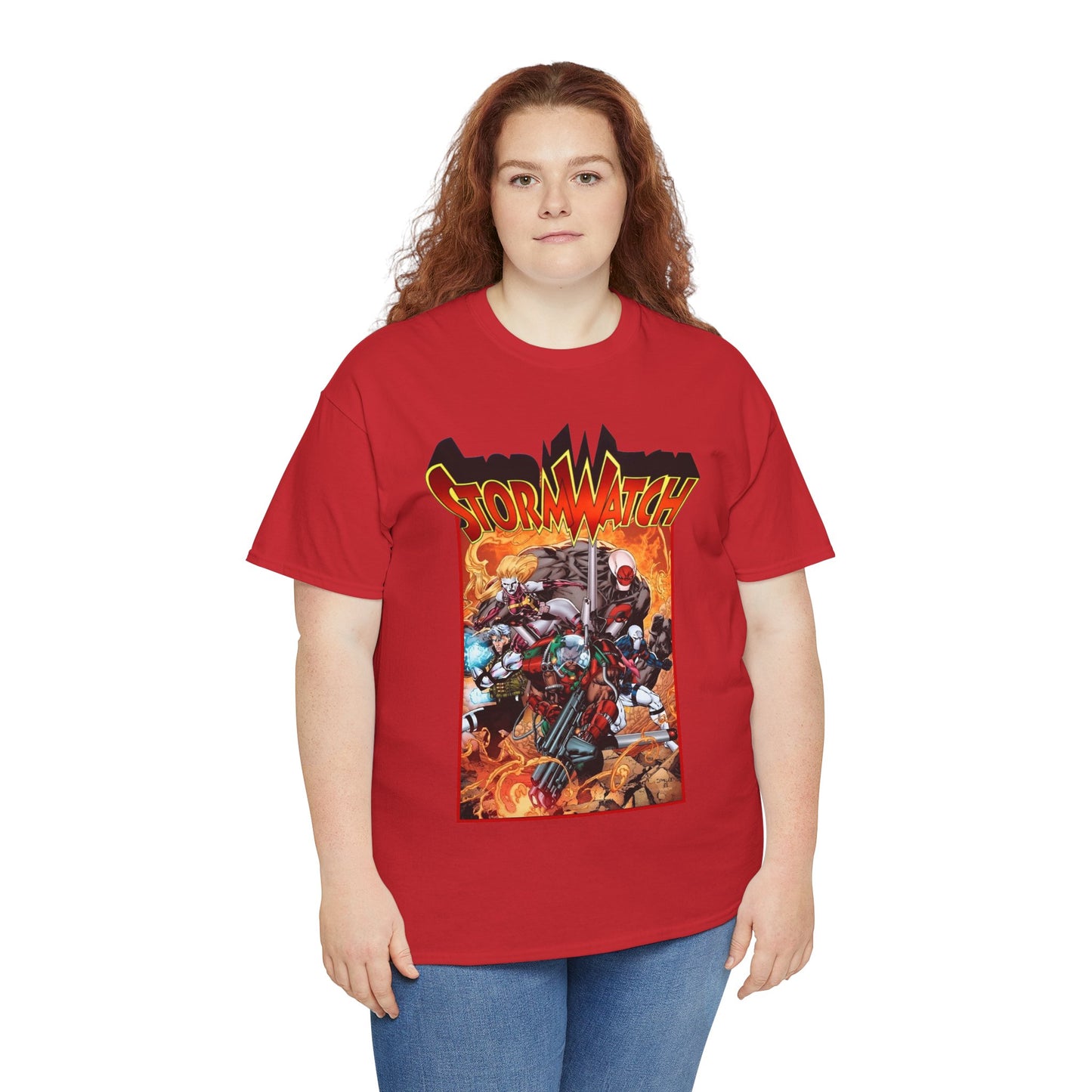Stormwatch T-Shirt - Jim Lee Art - Battalion, Fuji, Hellstrike - Image/Wildstorm/DC Comics