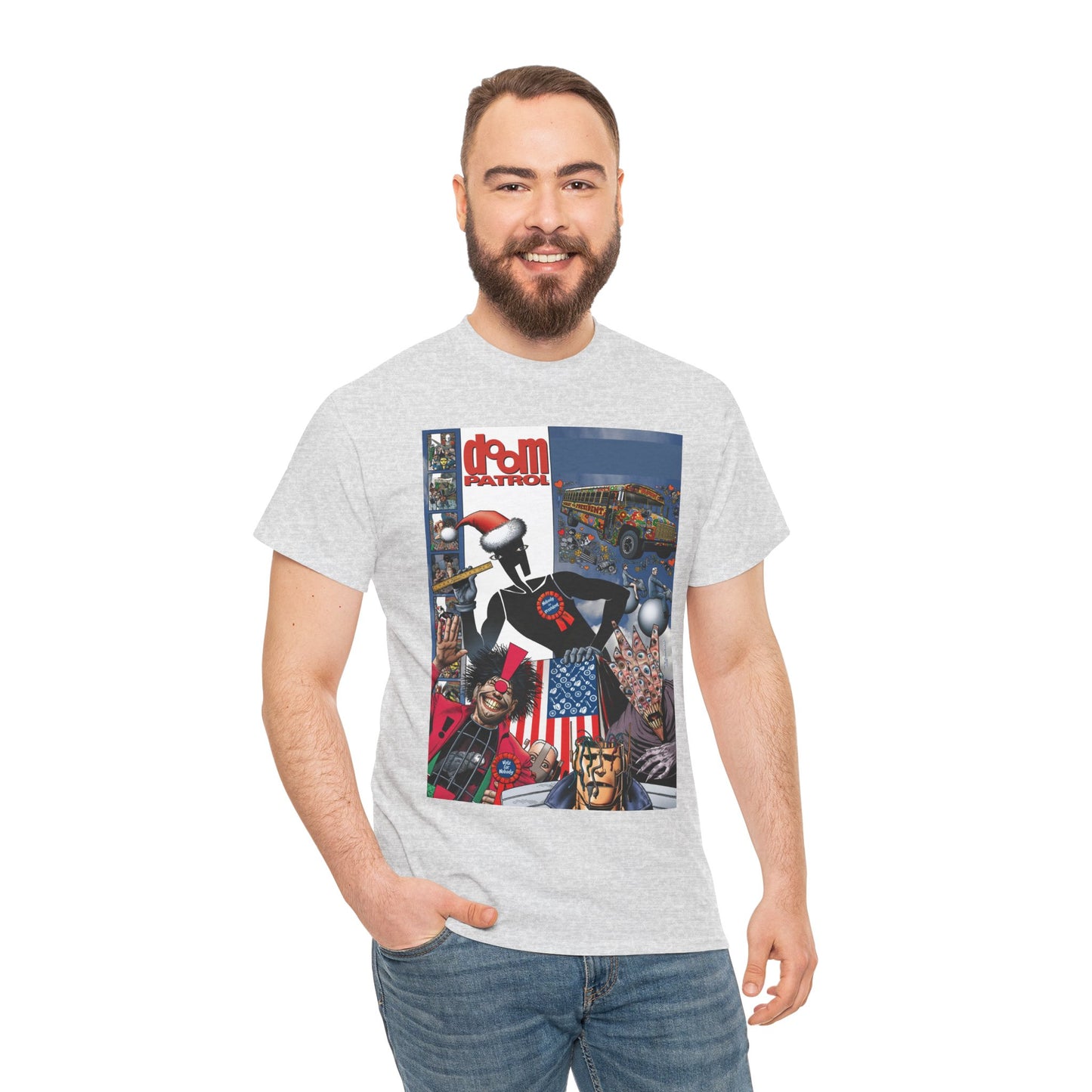 Doom Patrol T-Shirt - Brian Bolland Art - Mr Nobody For President - DC Comics/Vertigo Cover Artwork