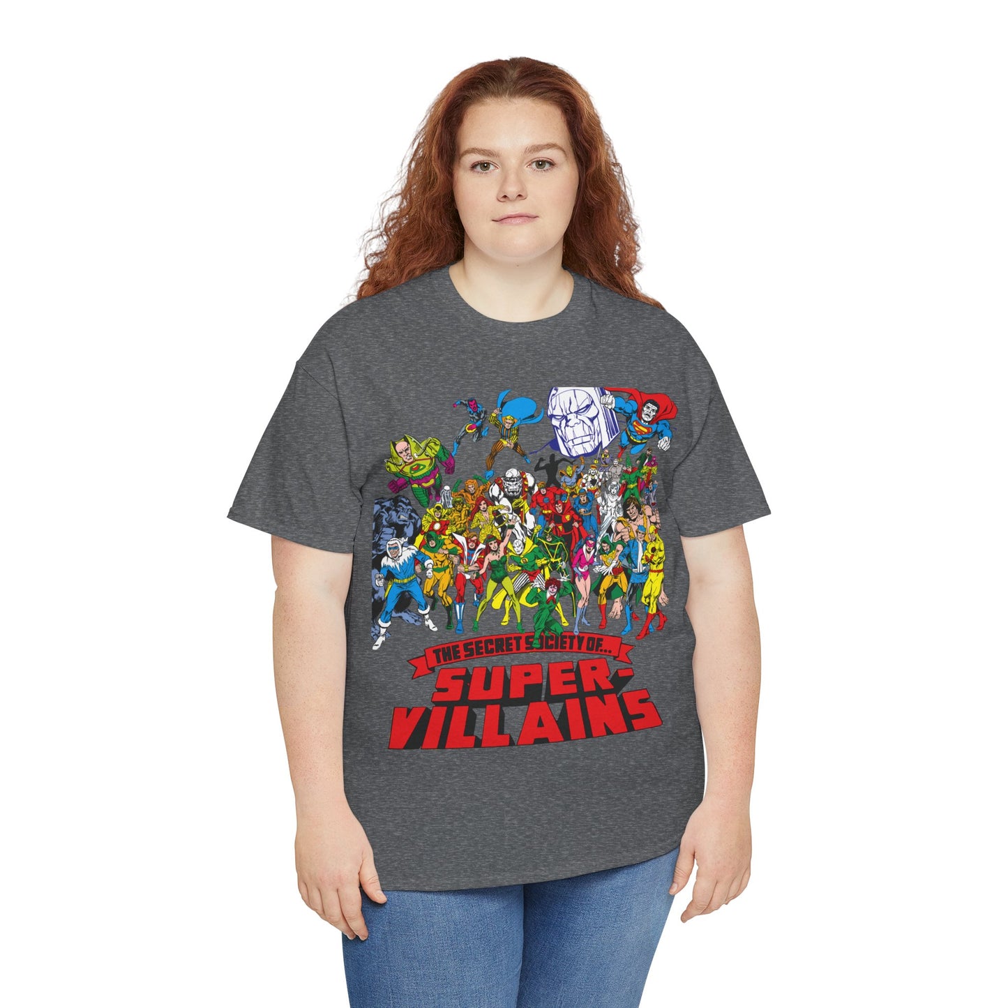 Secret Society of Super-Villains T-Shirt - DC Comics - SSOSV - Luthor, Grodd, Darkseid, Sinestro, Poison Ivy, Mirror Master