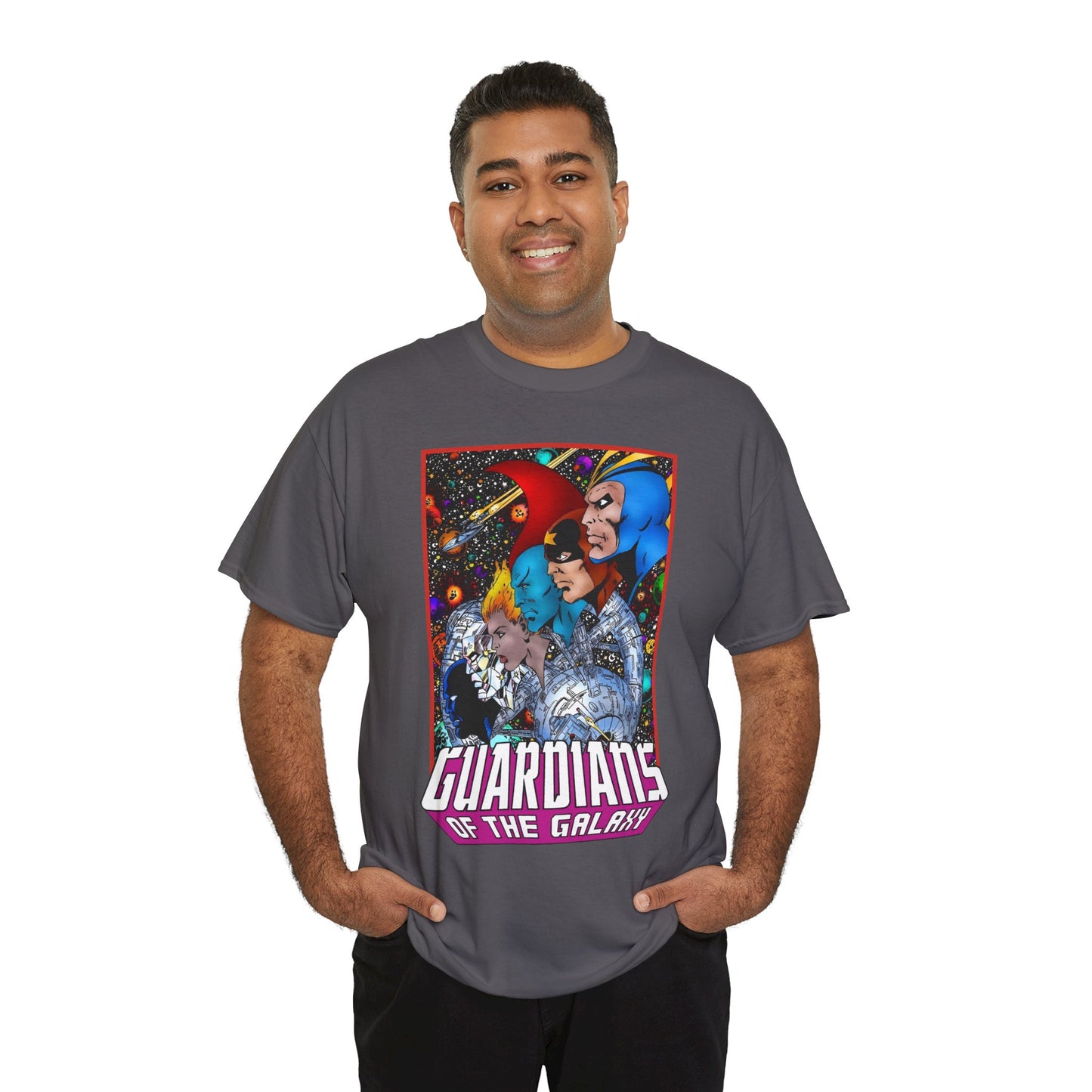Guardians of the Galaxy T-Shirt - George Perez Art - Starhawk, Yondu, Vance Astro - Marvel Comics