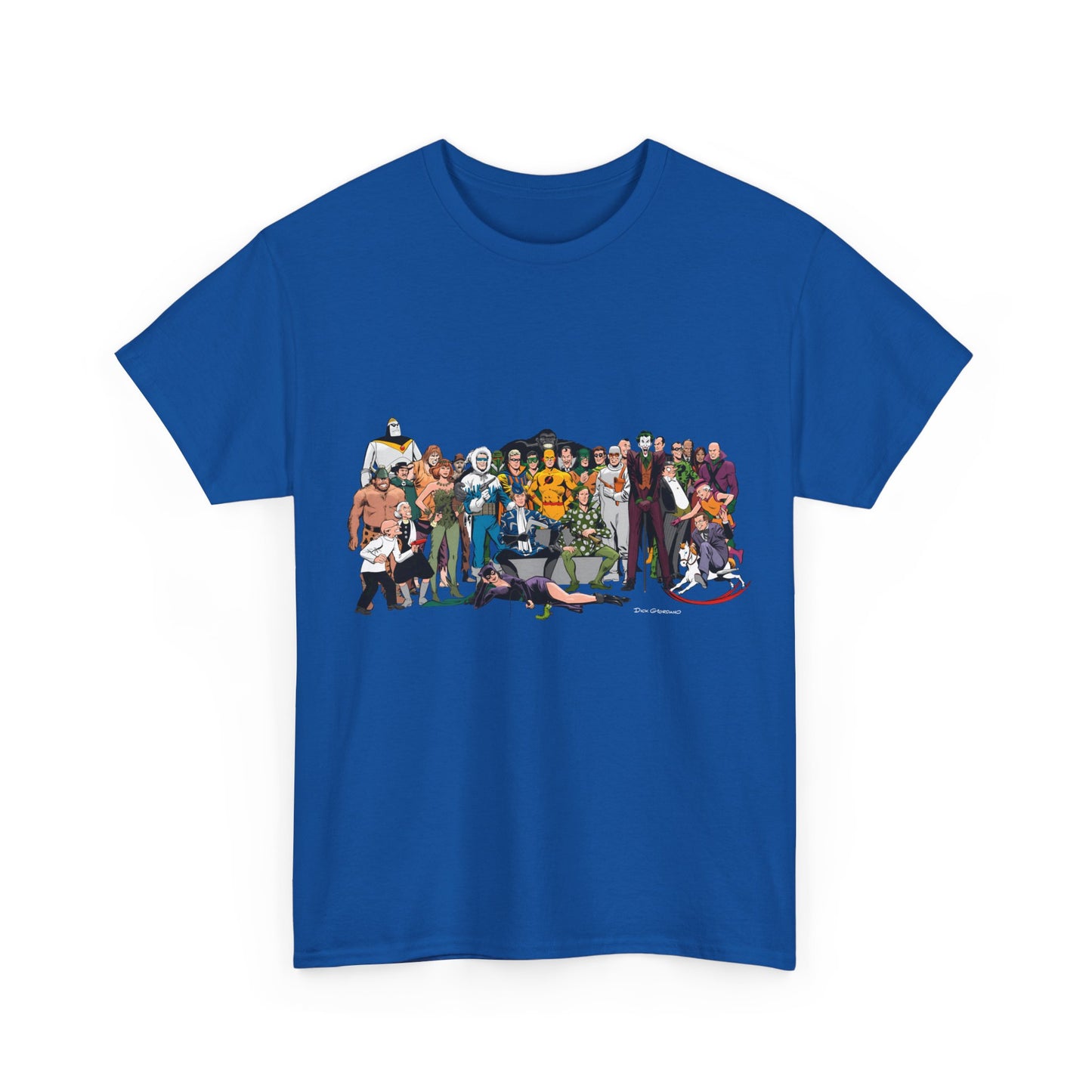 Secret Origins of Super-Villains T-Shirt - Dick Giordano Art - DC Comics - Joker, Mirror Master, Captain Cold, Lex Luthor, Scarecrow, Poison Ivy, Grodd