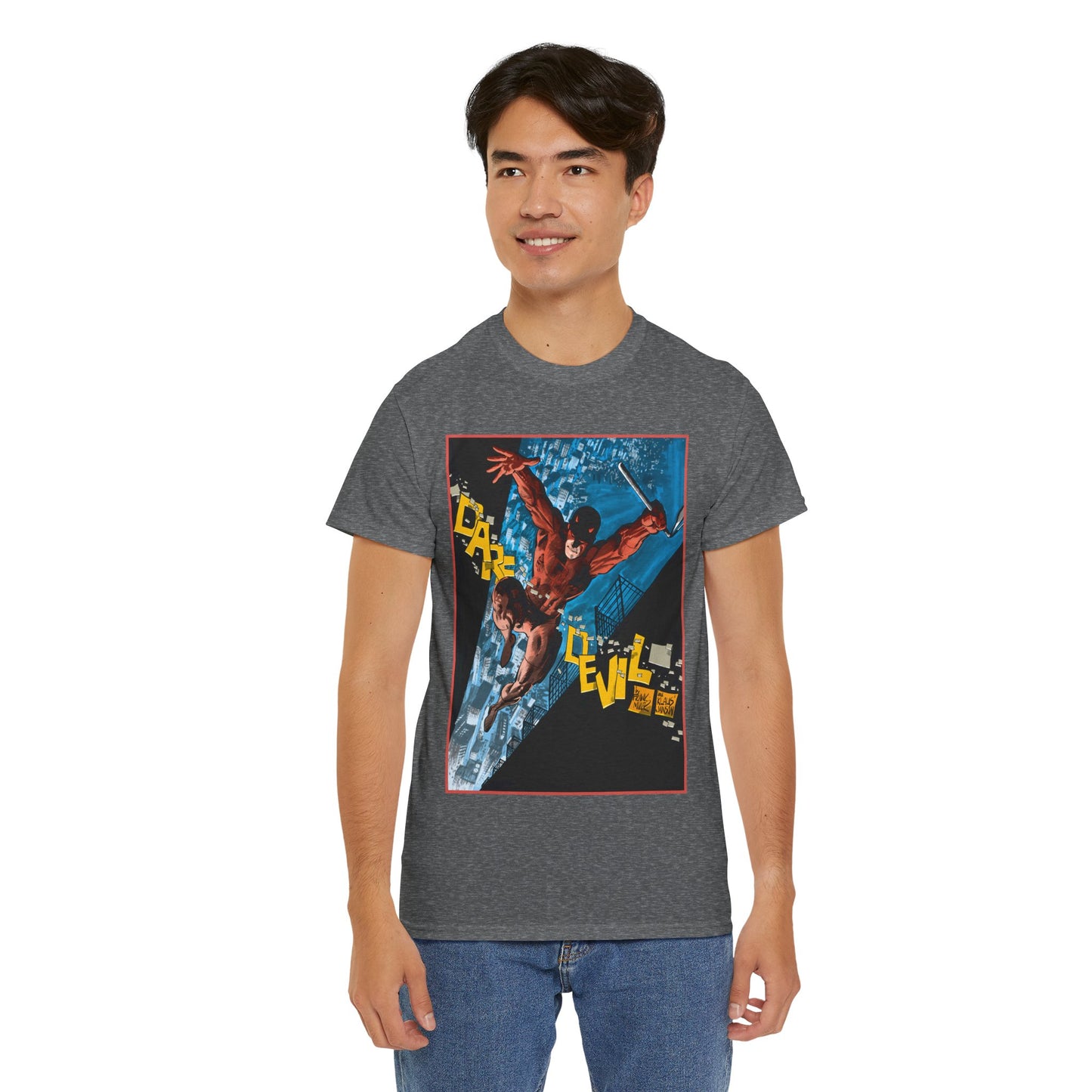 Daredevil T-Shirt - Frank Miller & Klaus Janson Art - The Man With No Fear - Hell's Kitchen - Marvel Comics