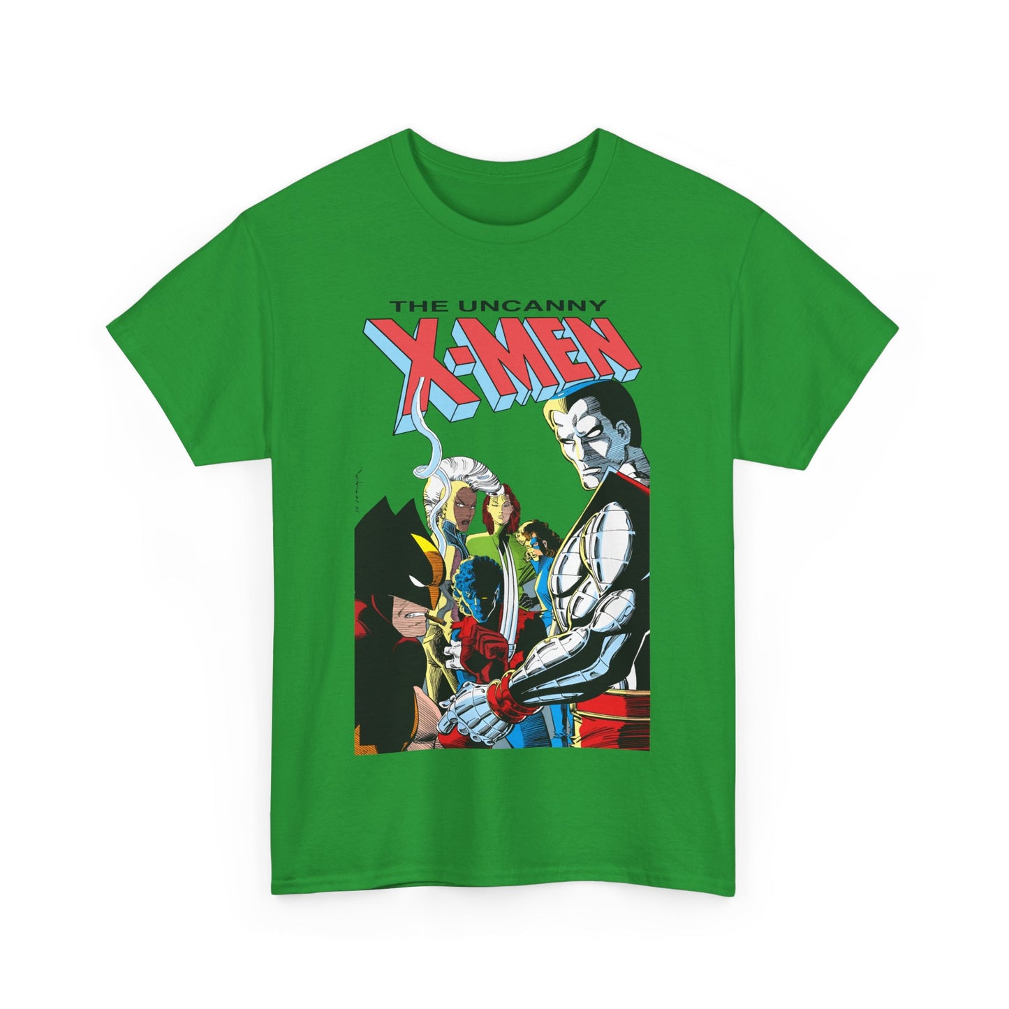 Uncanny X-Men T-Shirt - John Romita Jr Art - Storm, Wolverine, Rogue, Nightcrawler, Colossus, Shadowcat - Mutant Massacre - Marvel Comics