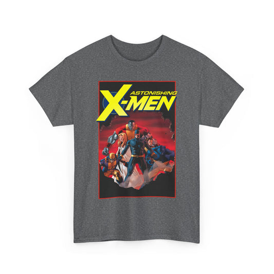 Astonishing X-Men T-Shirt - John Cassady Art - Cyclops, Beast, Wolverine, Colossus, Emma Frost - Marvel Comics