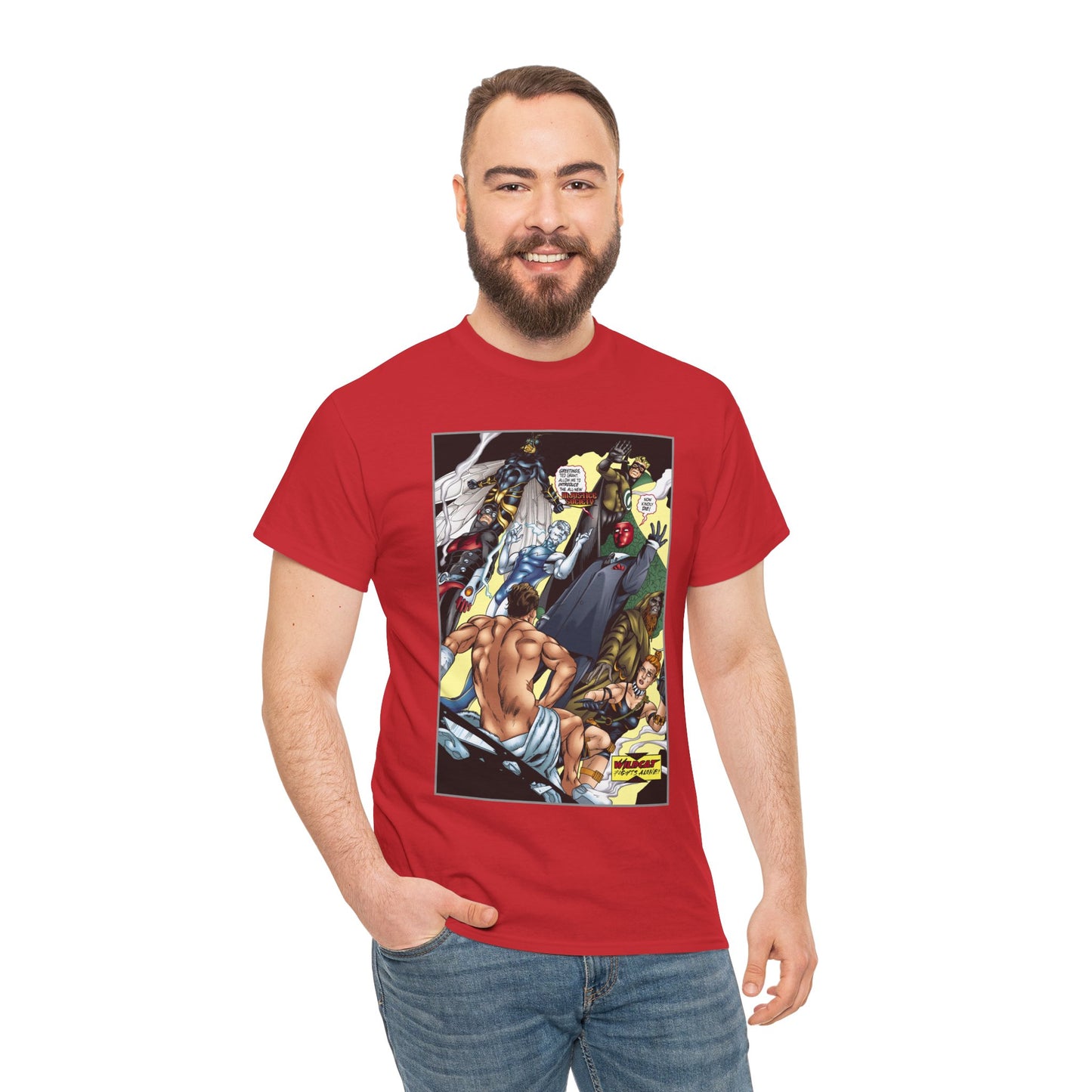 Wildcat/Injustice Society T-Shirt
