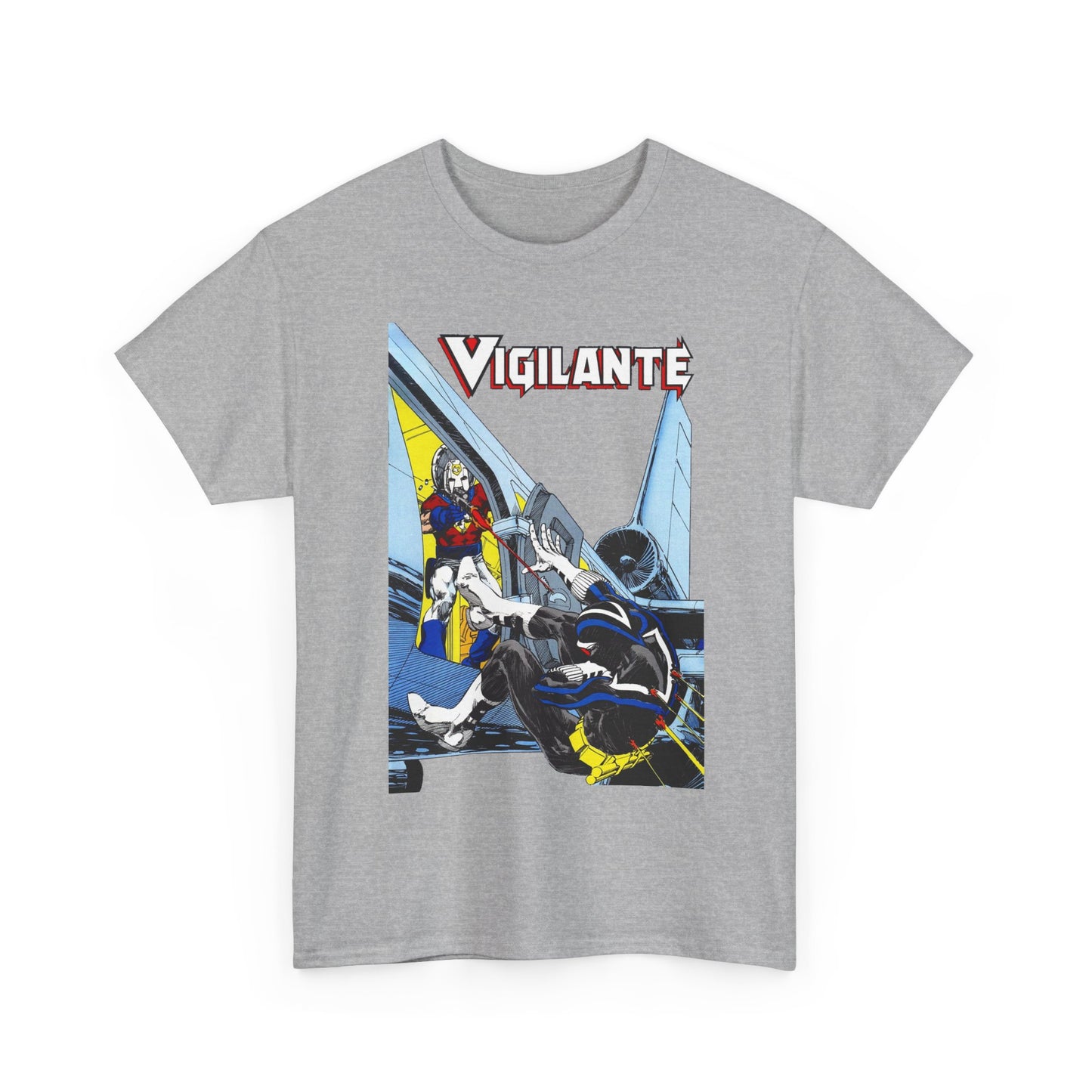 Vigilante Vs Peacemaker T-Shirt - Mike Grell Art - Adrian Chase - DC Comics
