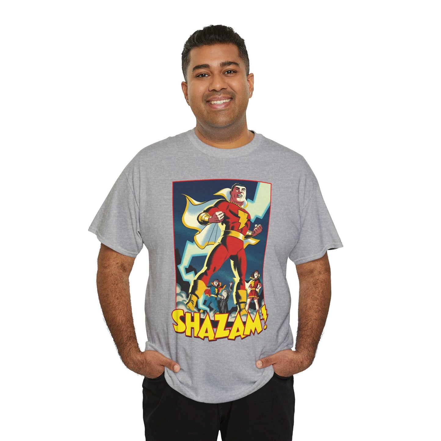 Shazam T-Shirt - Michael Cho Art - Marvel Family - Mary Marvel, Captain Marvel Jr - DC Comics
