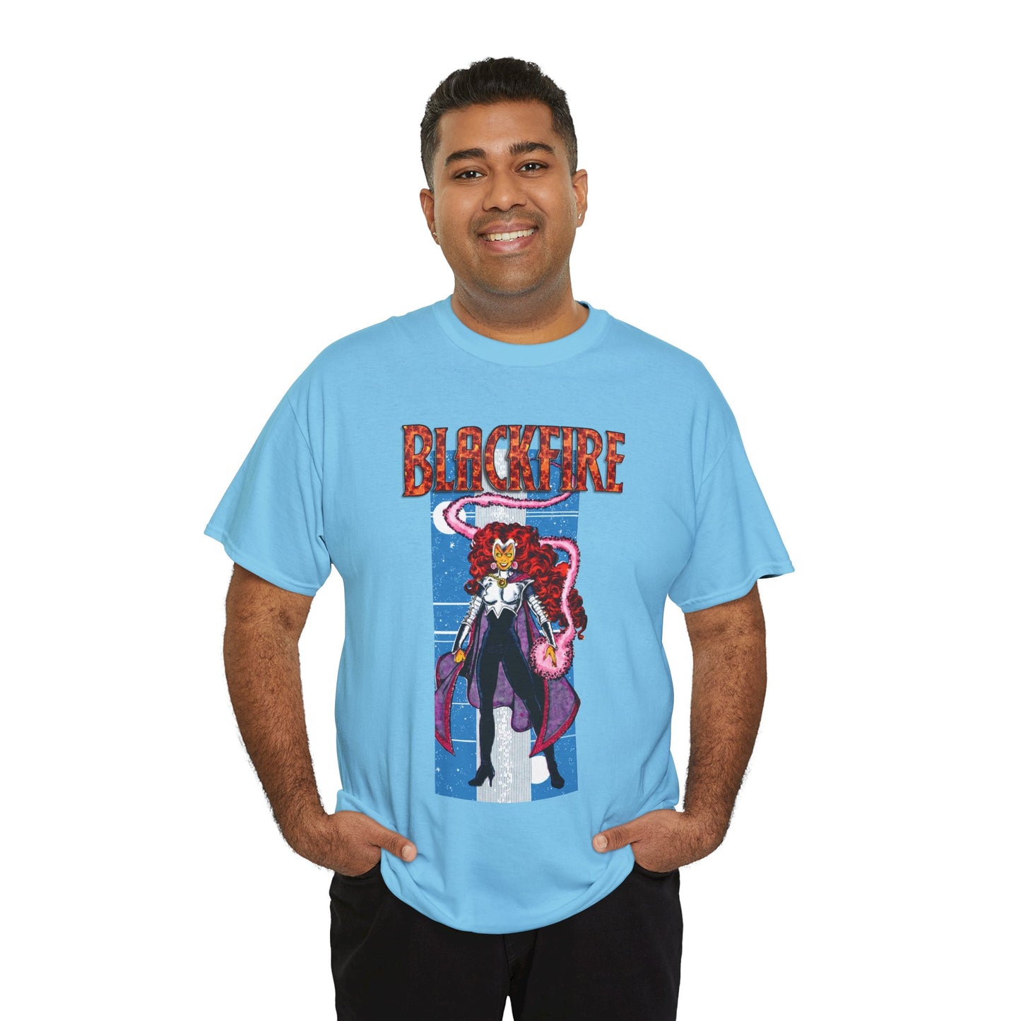 Blackfire T-Shirt - George Perez Art - New Teen Titans Enemy, Starfire's Evil Sister - From Tamaran - DC Comics