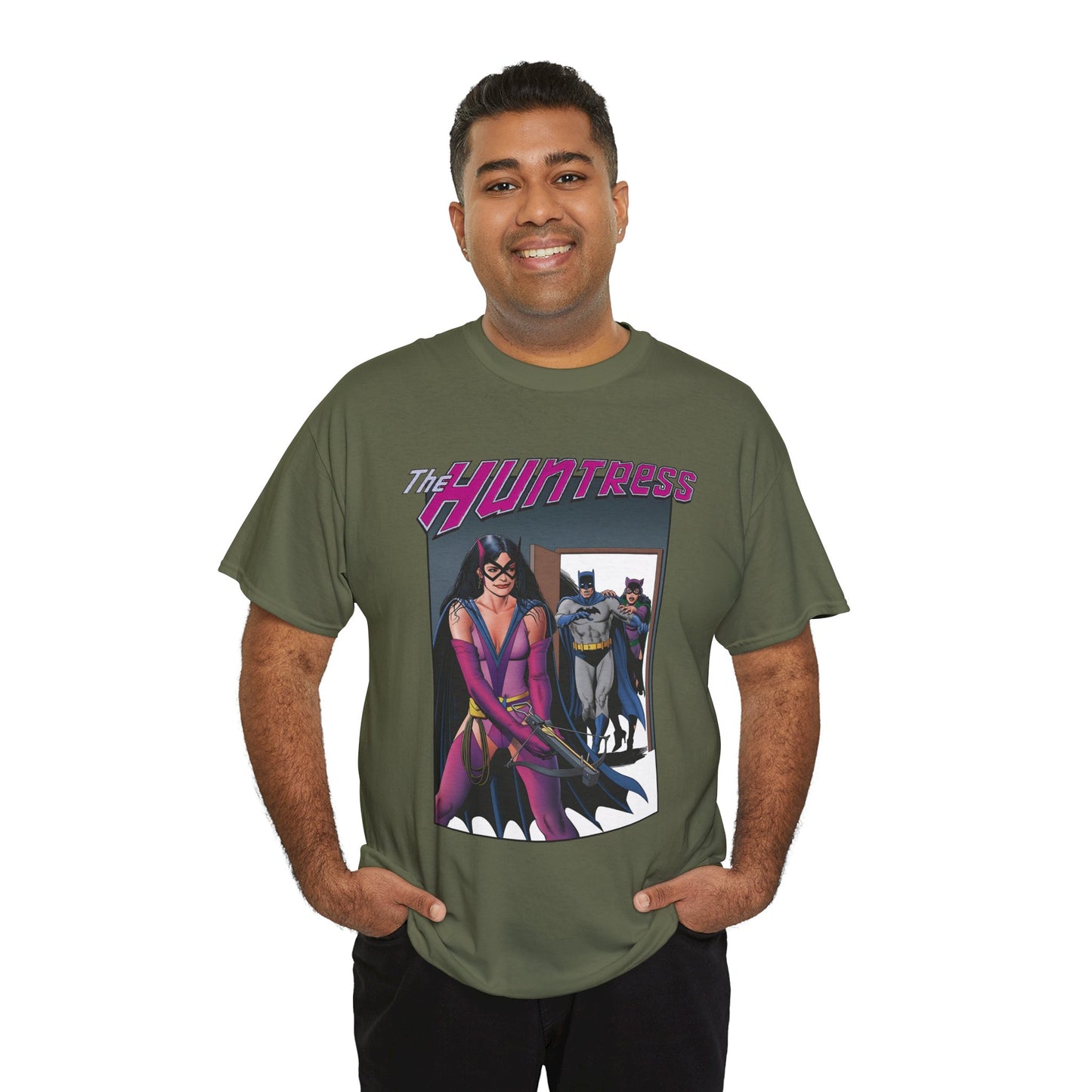 Huntress Shirt - Brian Bolland Art - Helena Wayne, Batman and Catwoman's Daughter - JSA Member, Earth 2 - DC Comics