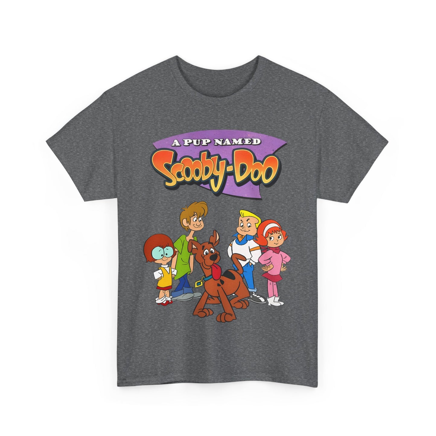 A Pup Named Scooby-Doo T-Shirt - Hanna-Barbera Cartoon TV Series 1990s - Fred, Daphne, Velma, Shaggy