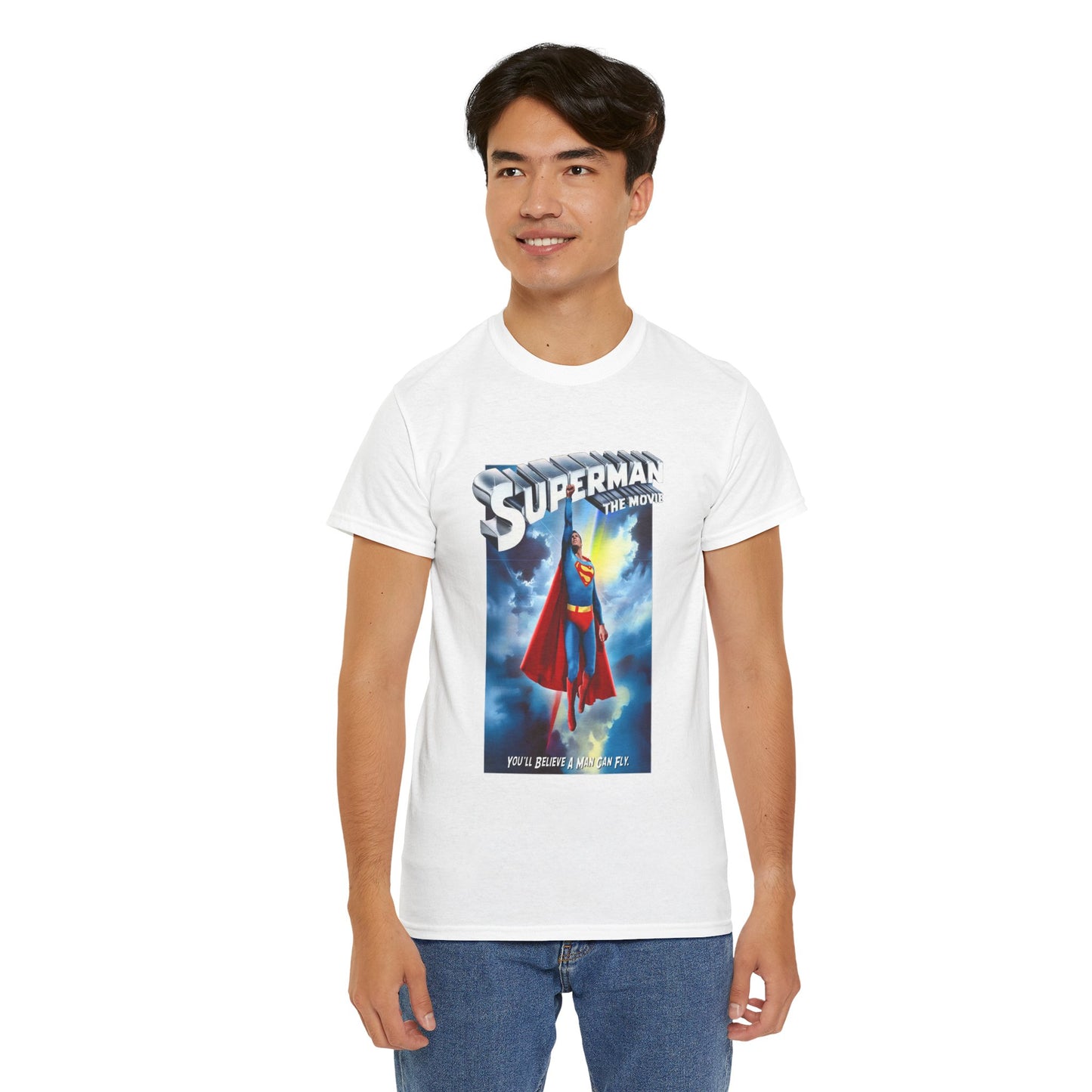 Superman The Movie T-Shirt - DC Comics - Man of Steel - Christopher Reeve 1978