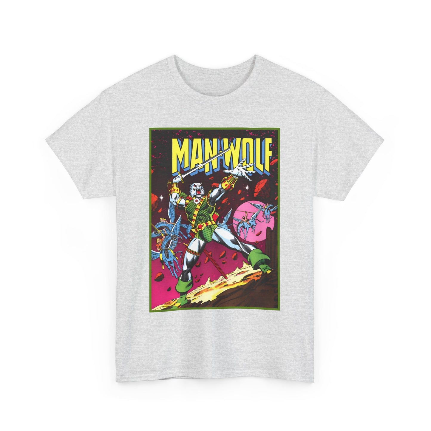 Man-Wolf T-Shirt - George Perez Art - Colonel John Jameson - Marvel Premiere #45 Cover Art - Marvel Comics