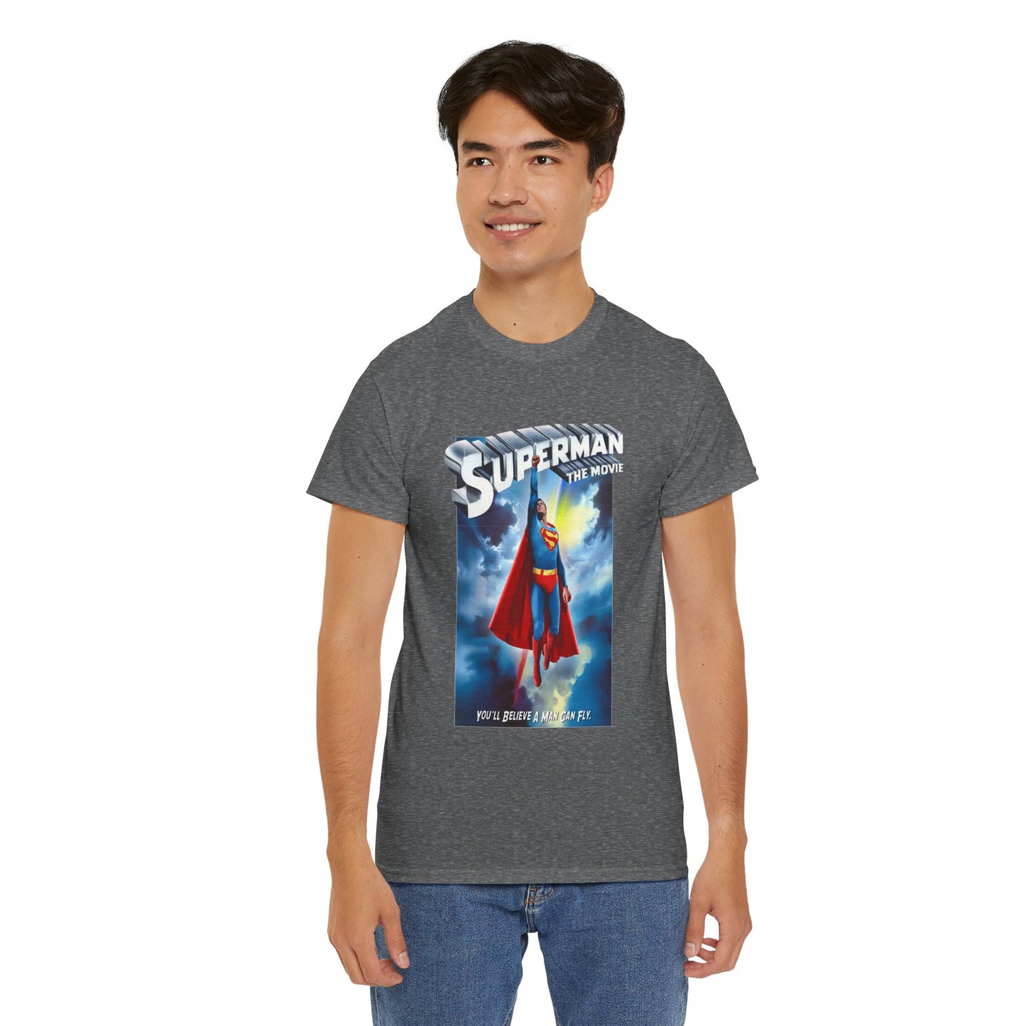 Superman The Movie T-Shirt - DC Comics - Man of Steel - Christopher Reeve 1978