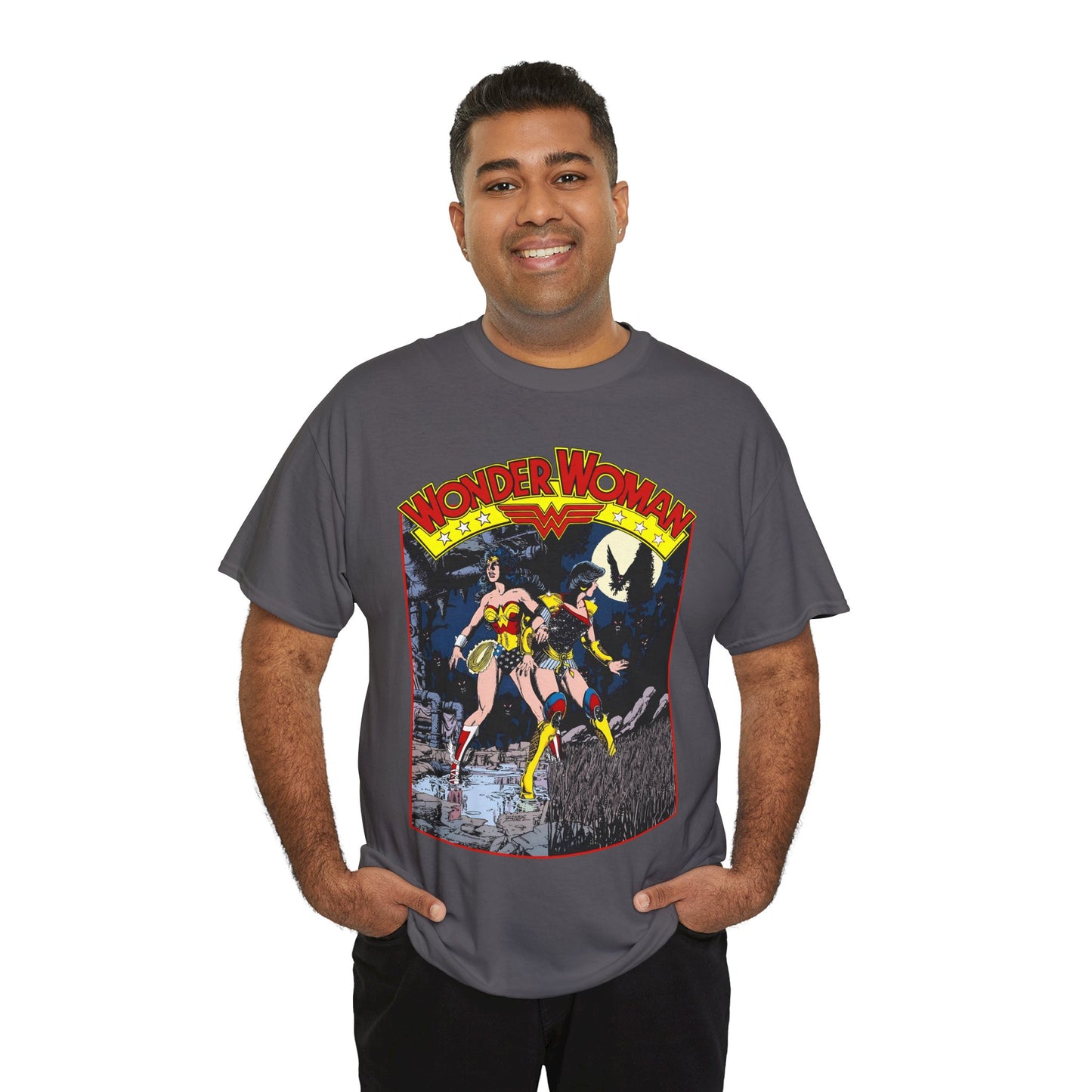 Wonder Woman & Troia T-Shirt - George Perez Art - Wonder Girl, Donna Troy - Themyscira, Paradise Island - DC Comics