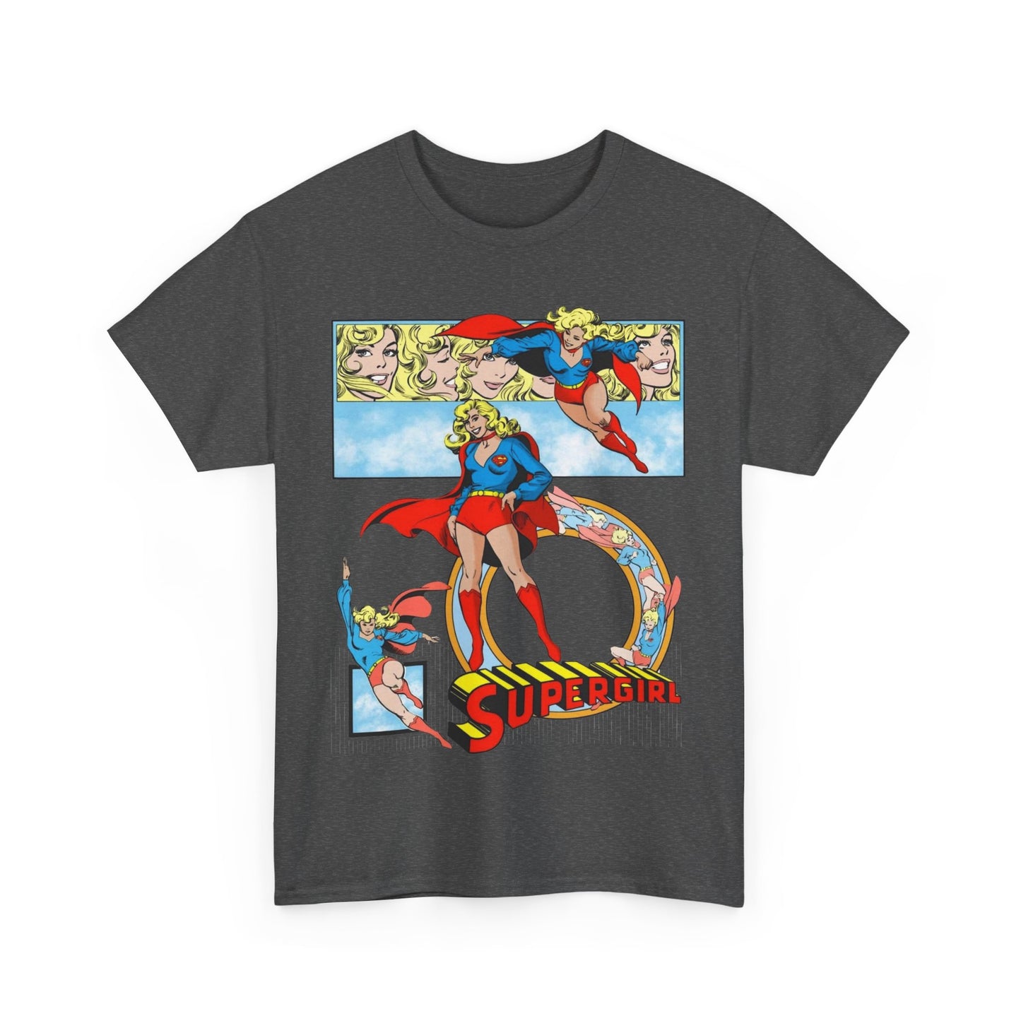 Supergirl T-Shirt - Krypton, Superman, Kara, Kandor - DC Comics - 1980s Art - Style Guide - Superman's Cousin