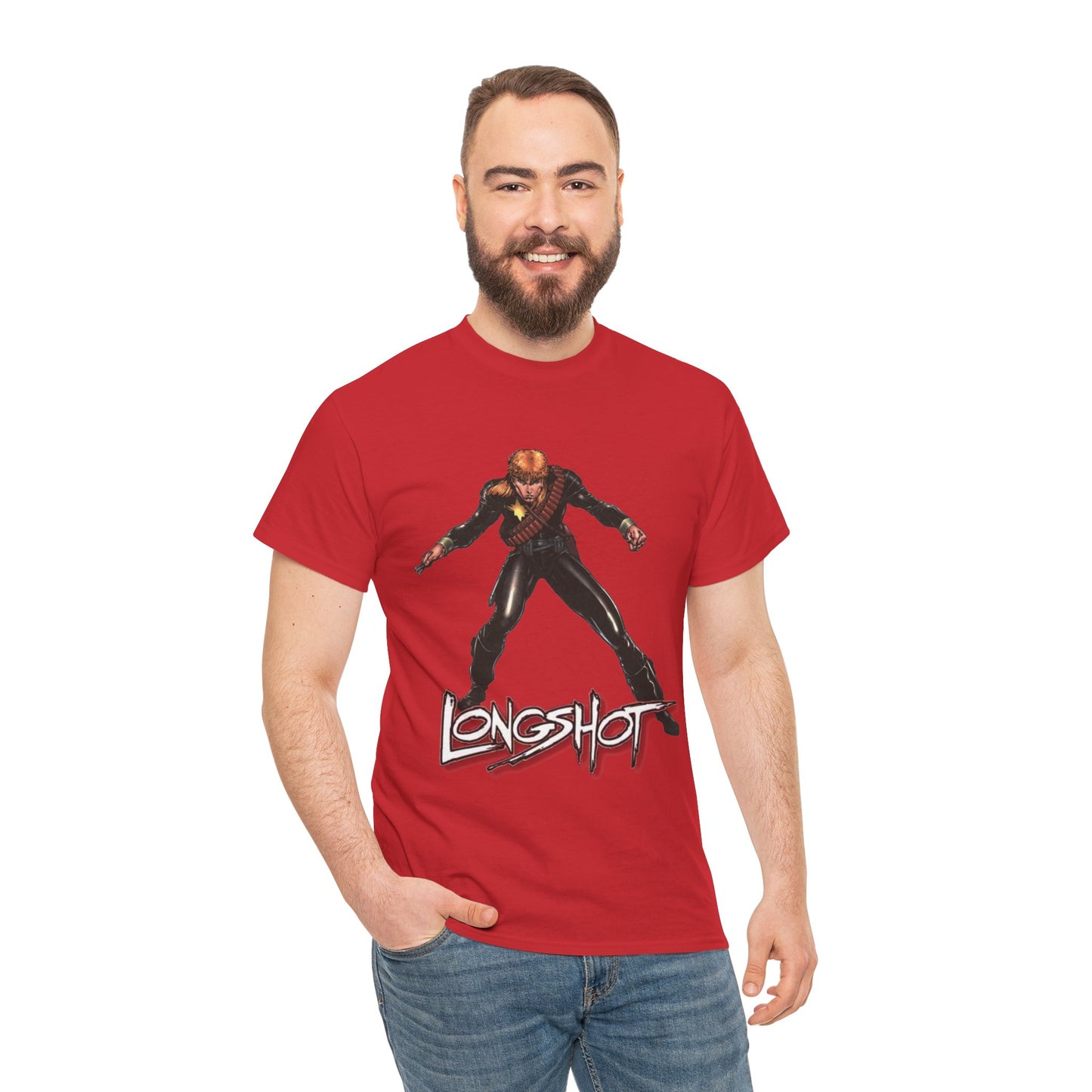Longshot T-Shirt - Arthur Adams Art - Marvel Comics - Uncanny X-Men - Mojo Foe - Mutant Member - Popular 1980s Series - Mojoverse